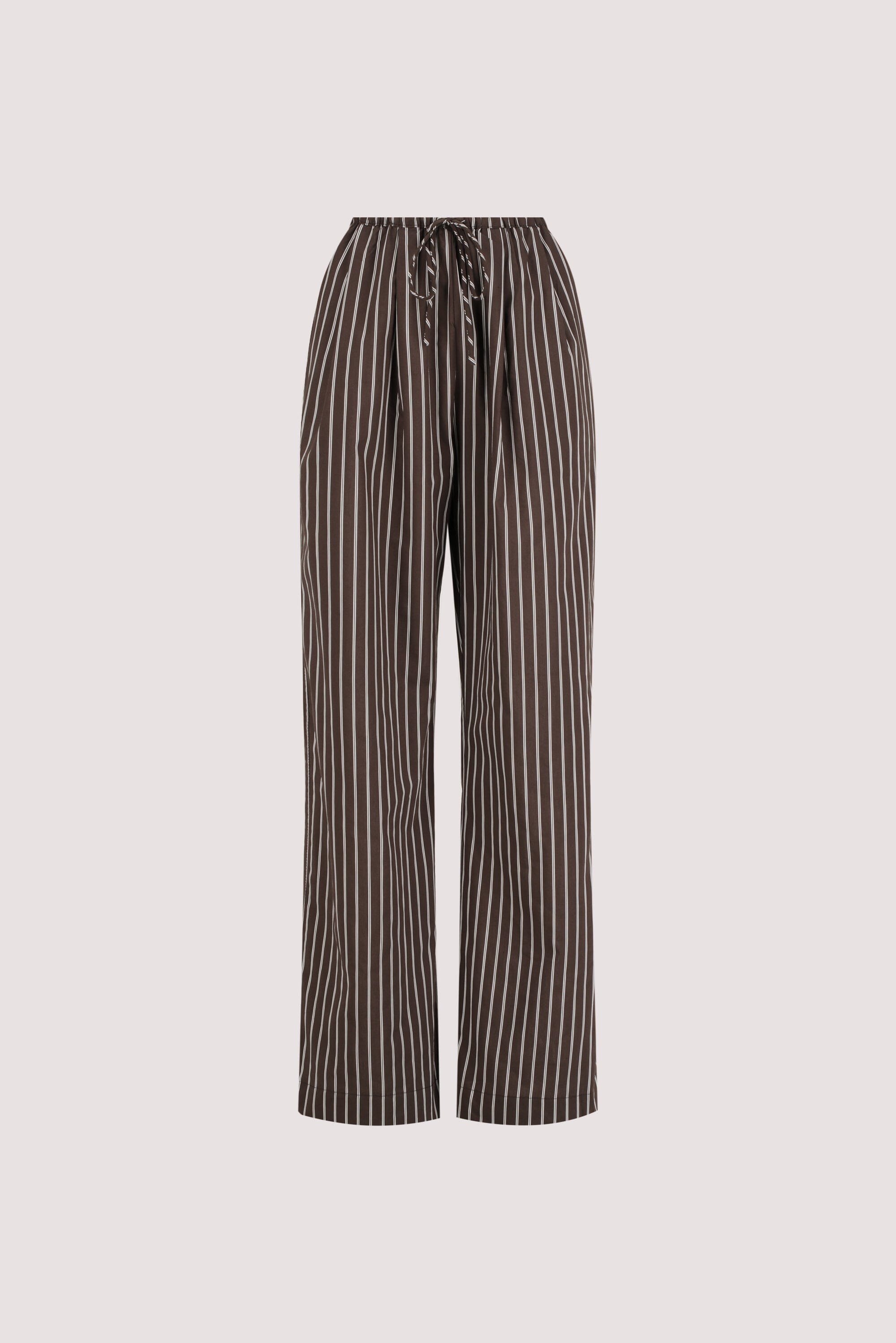 SABLE BITTER CHOC SILK BLEND PANT