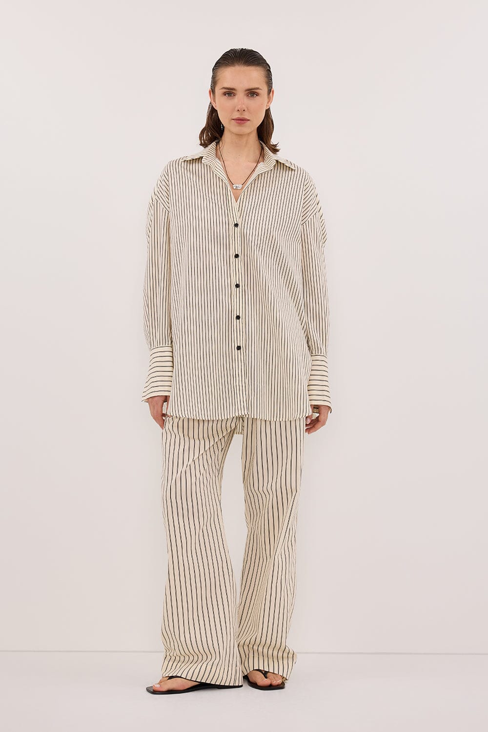 SABLE CREAM SILK BLEND PANT
