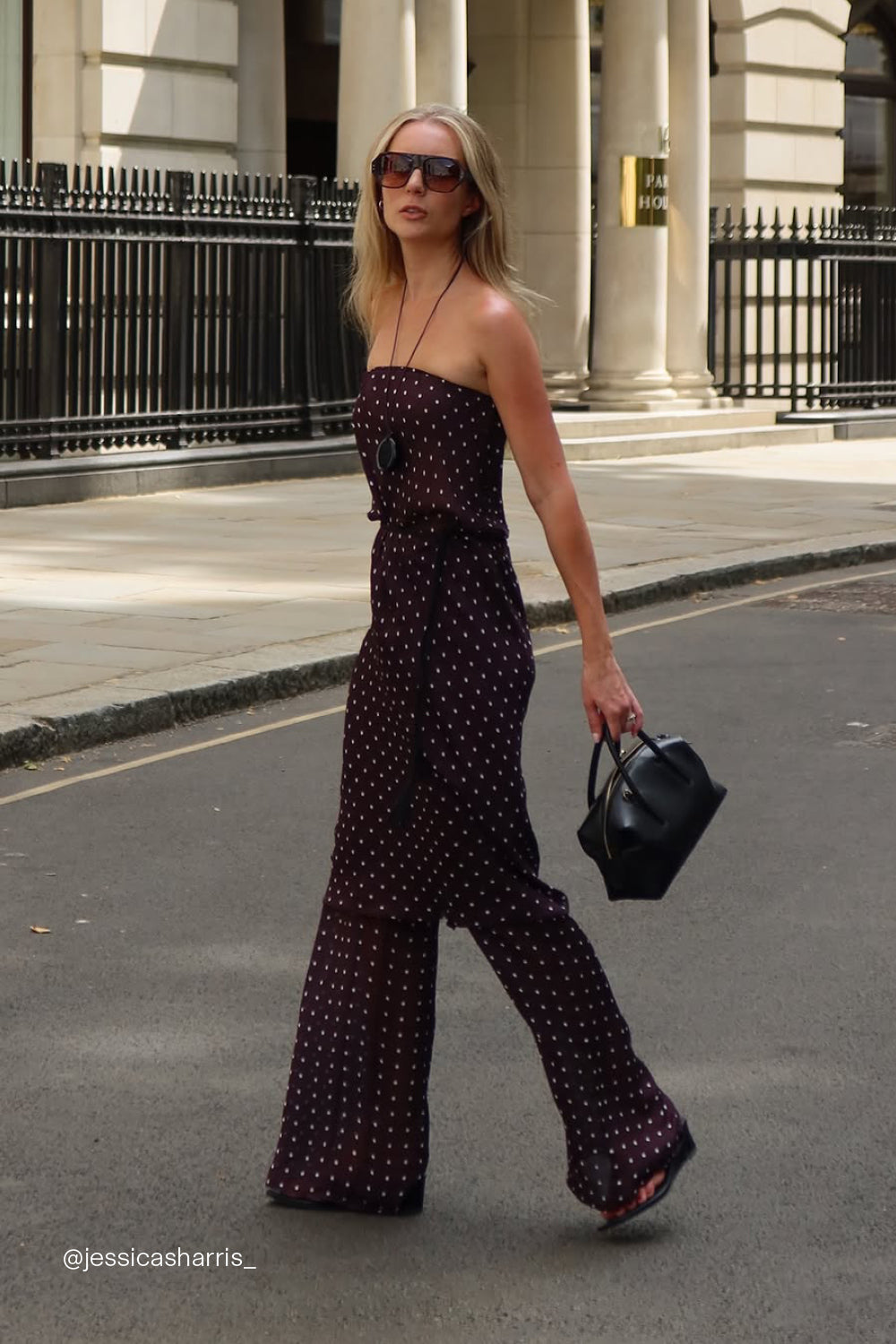 VANESSA BITTER CHOC SPOT PANT