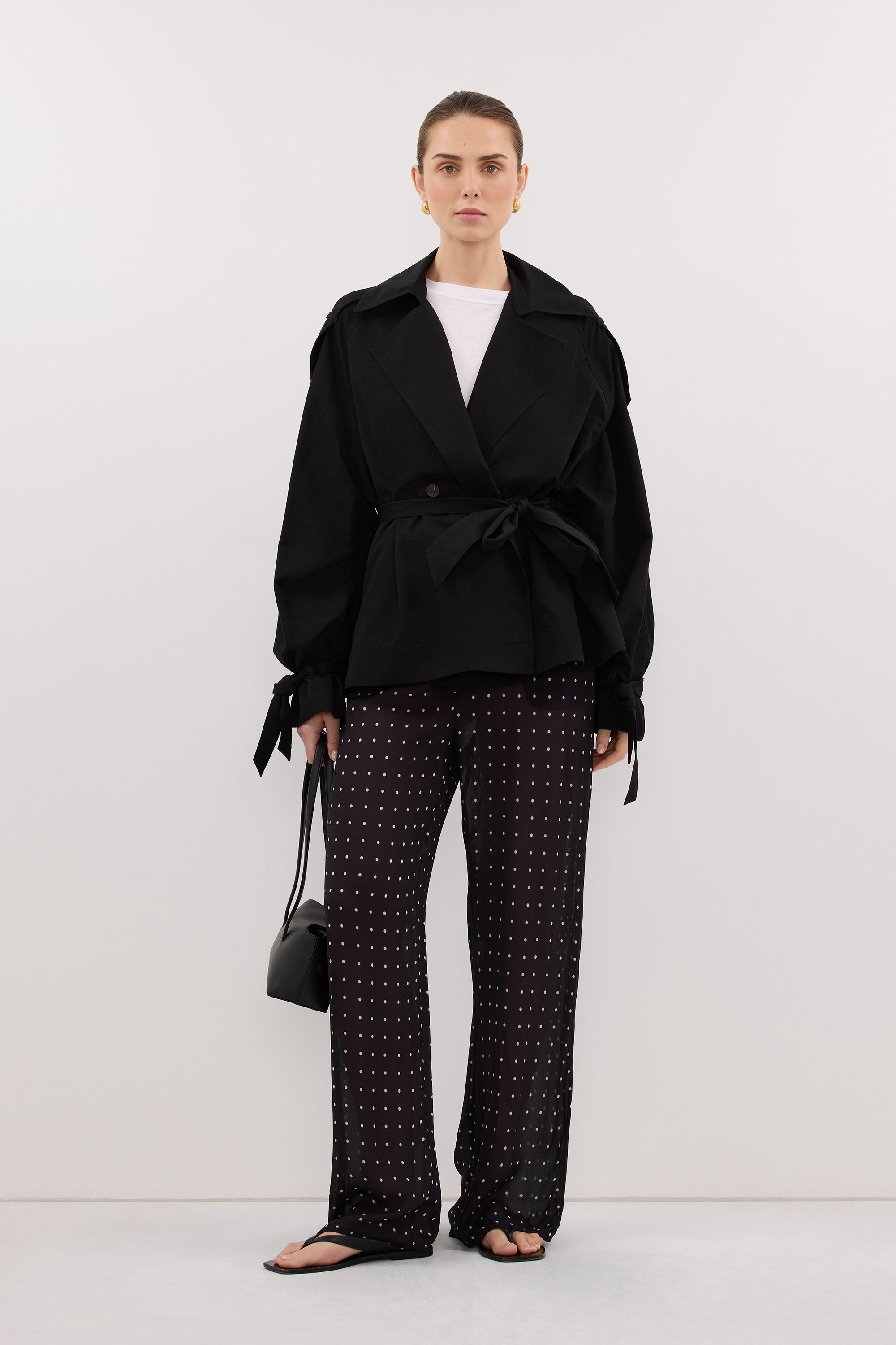 VANESSA BLACK SPOT PANT