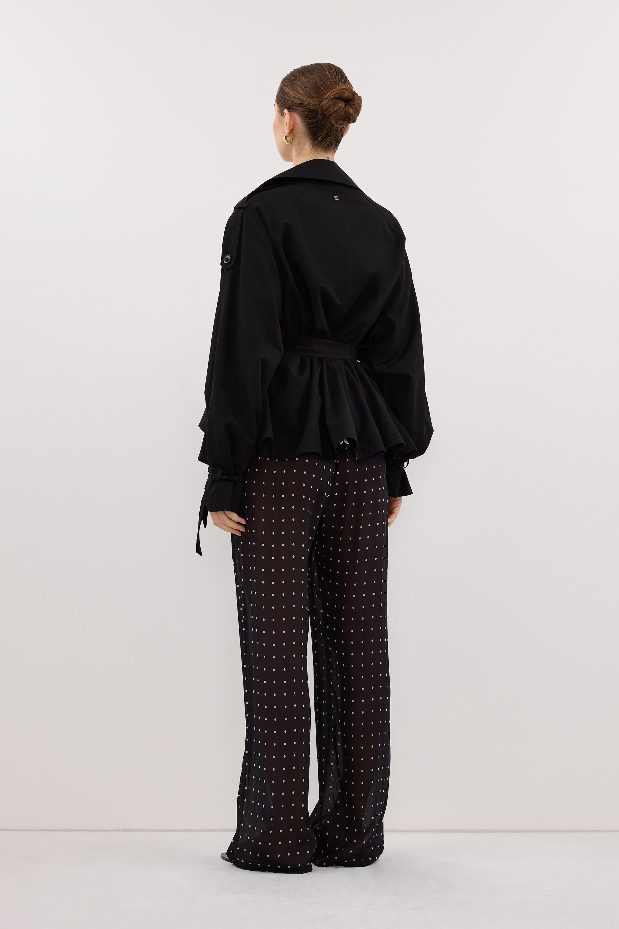 VANESSA BLACK SPOT PANT