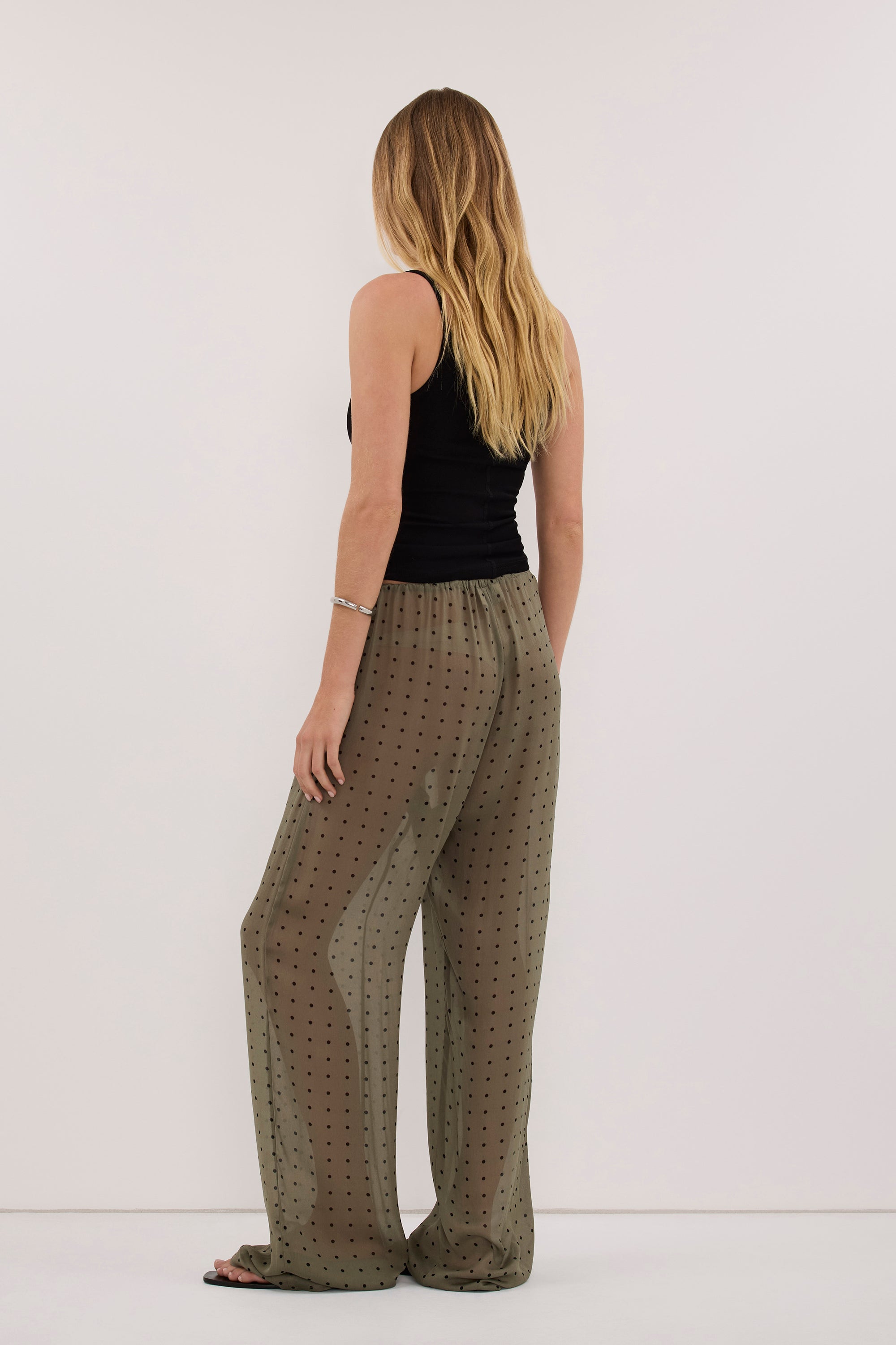 VANESSA KHAKI SPOT PANT