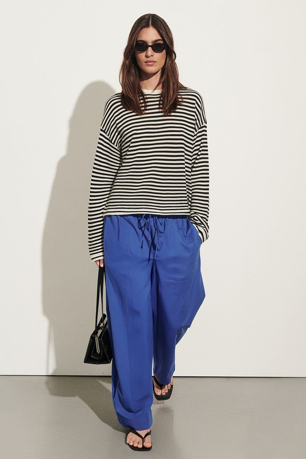 SCOUT COBALT COTTON BARREL LEG PANT