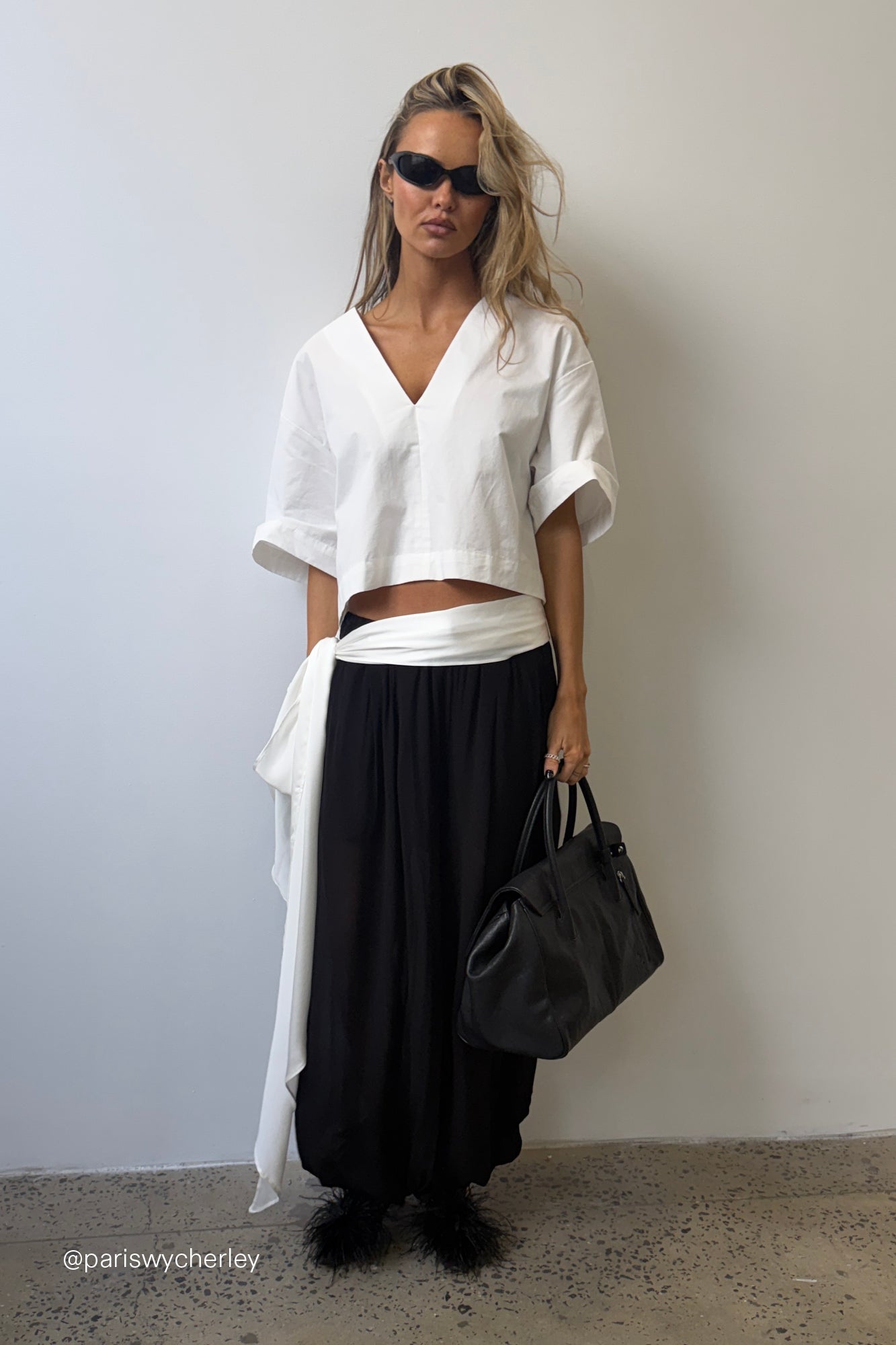LUELLA BLACK BALLOON PANTS