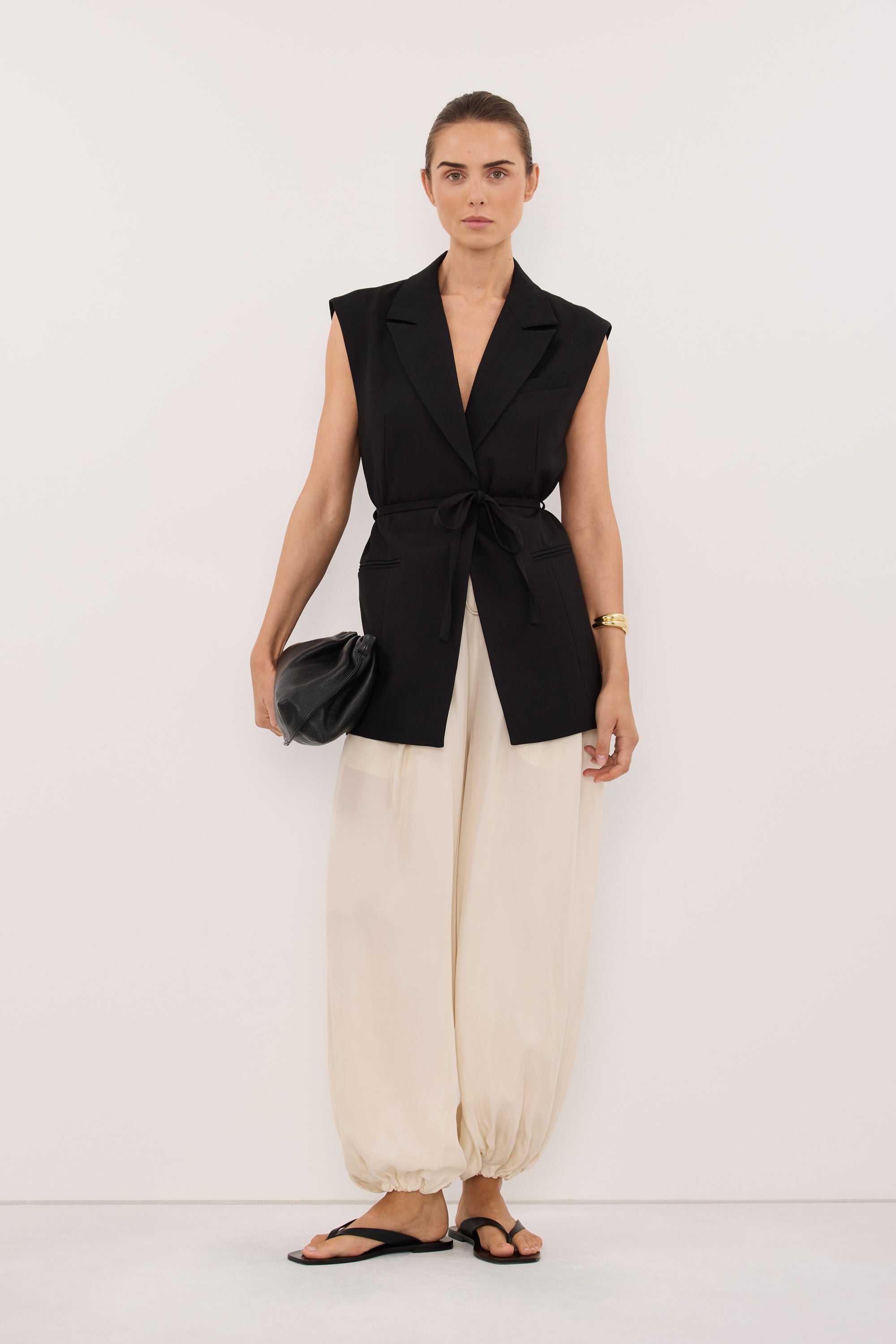 FRANCIS SANDSTONE CUPRO BALLOON PANT