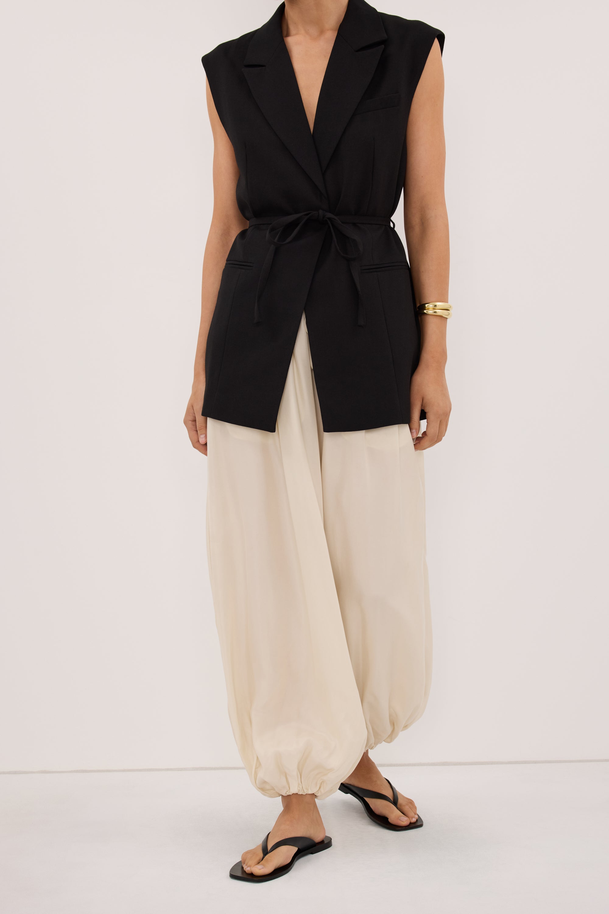 FRANCIS SANDSTONE CUPRO BALLOON PANT