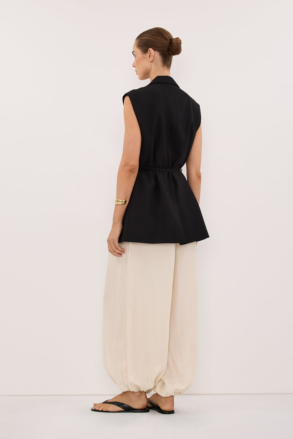 FRANCIS SANDSTONE CUPRO BALLOON PANT