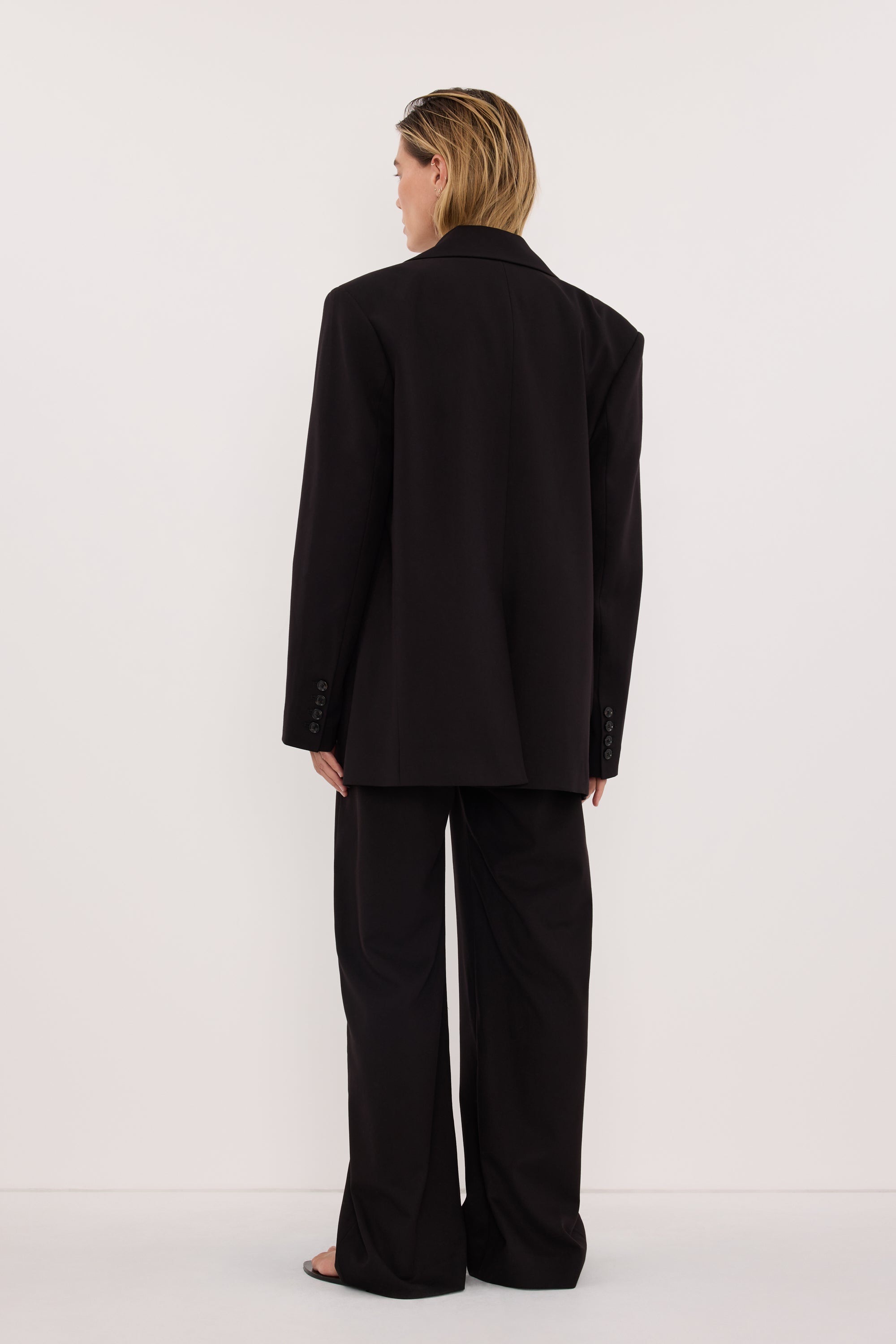 HARLEY BLACK STRAIGHT LEG PANT