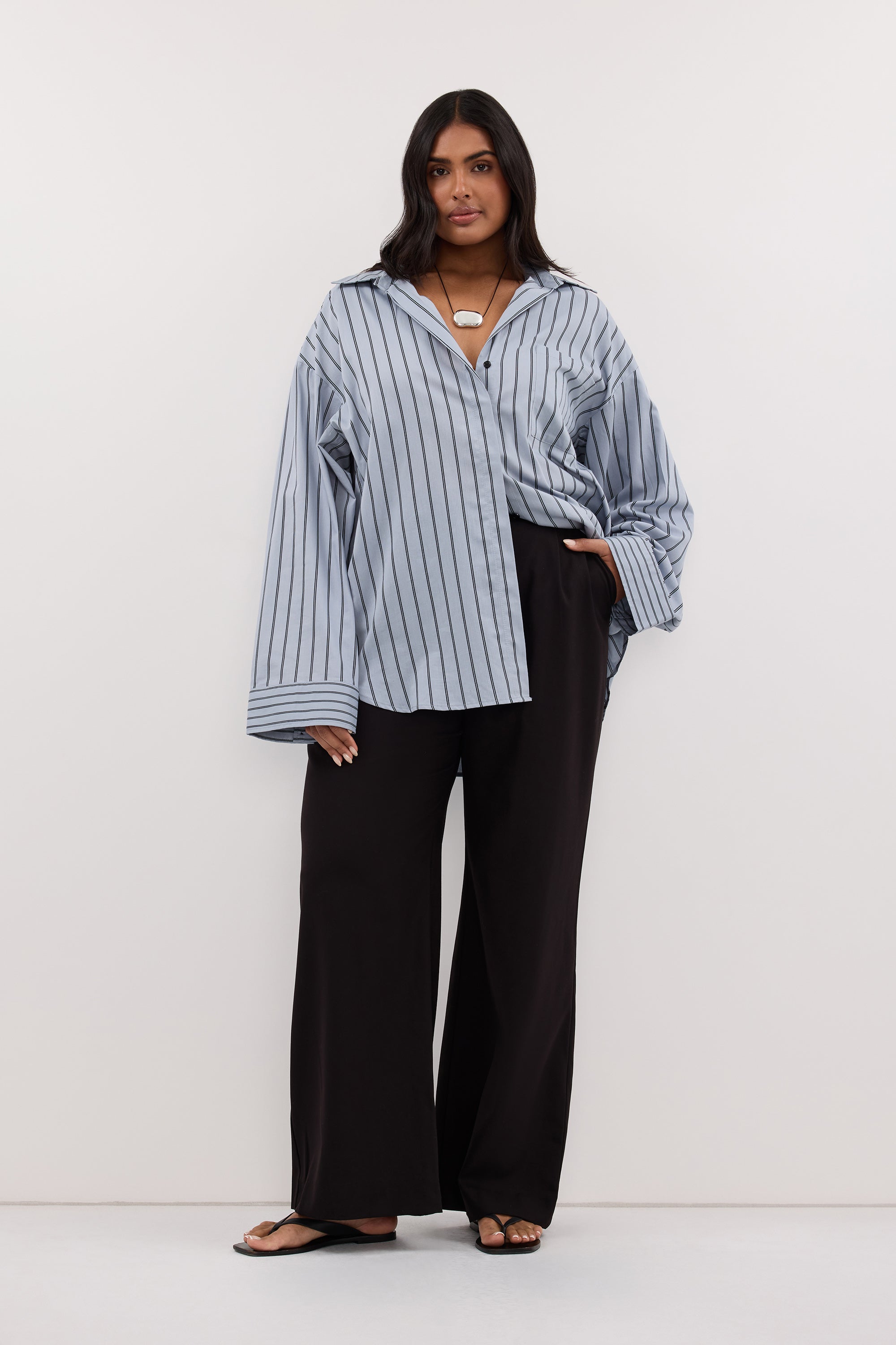 HARLEY BLACK STRAIGHT LEG PANT
