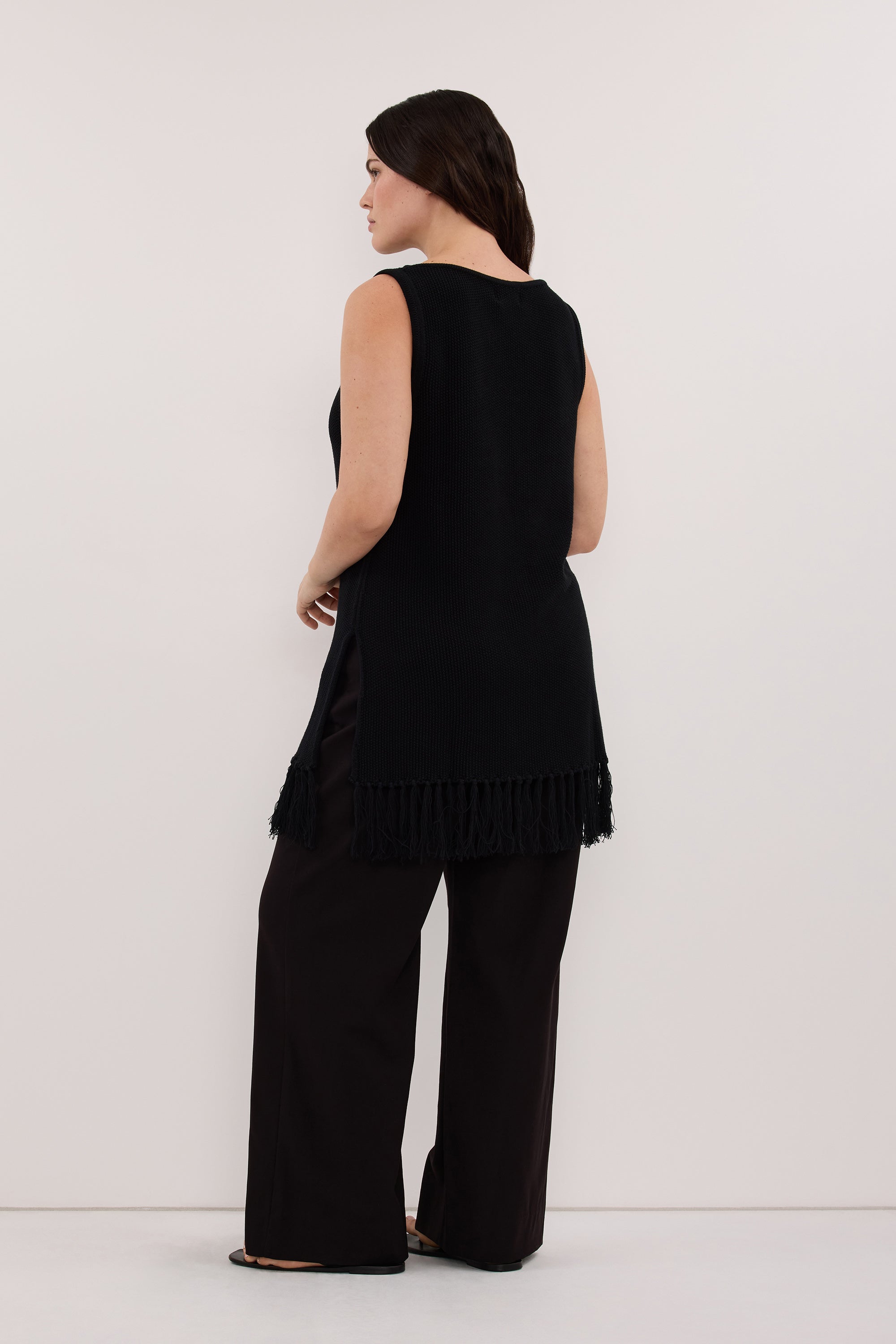 HARLEY BLACK STRAIGHT LEG PANT