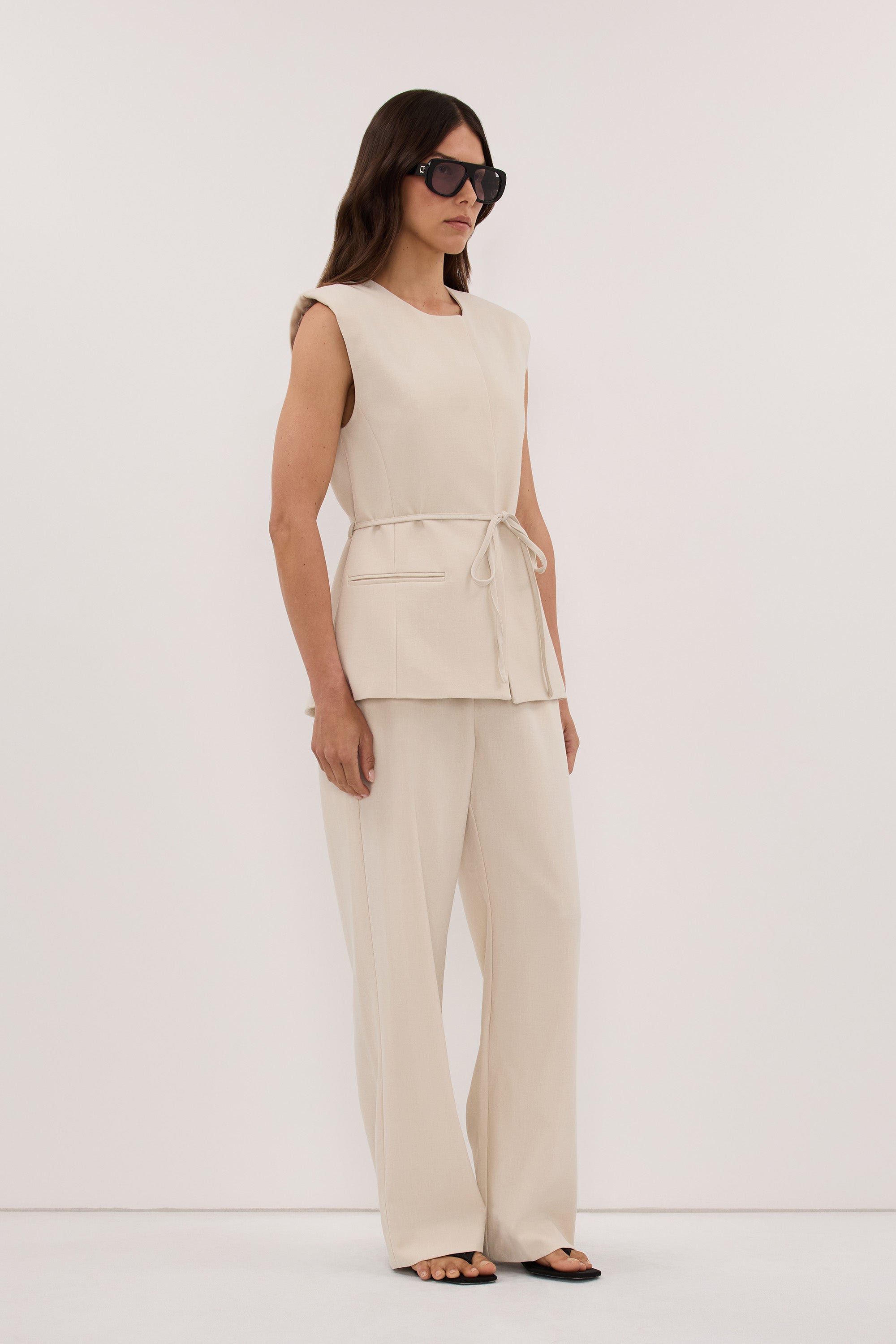 TRINITY BONE TAILORED PANT
