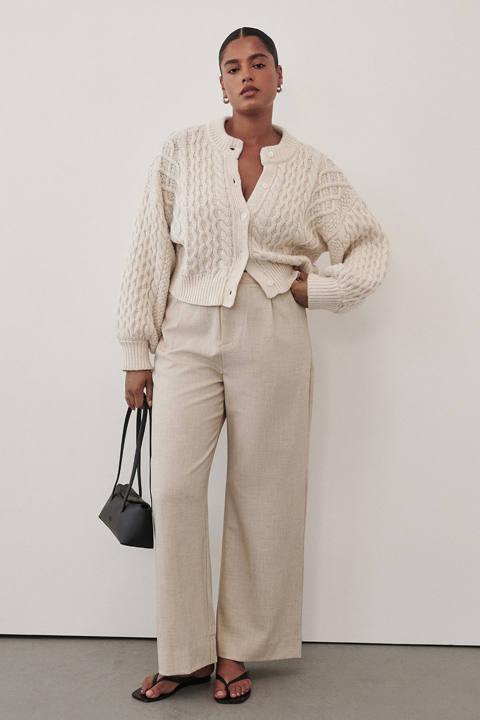 CYRUS NATURAL TAILORED PANT