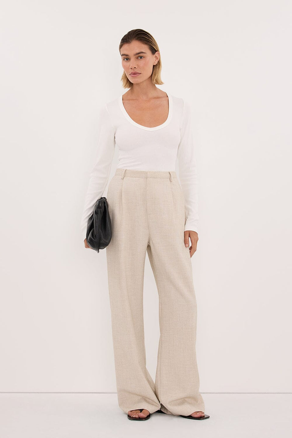 CYRUS NATURAL TAILORED PANT