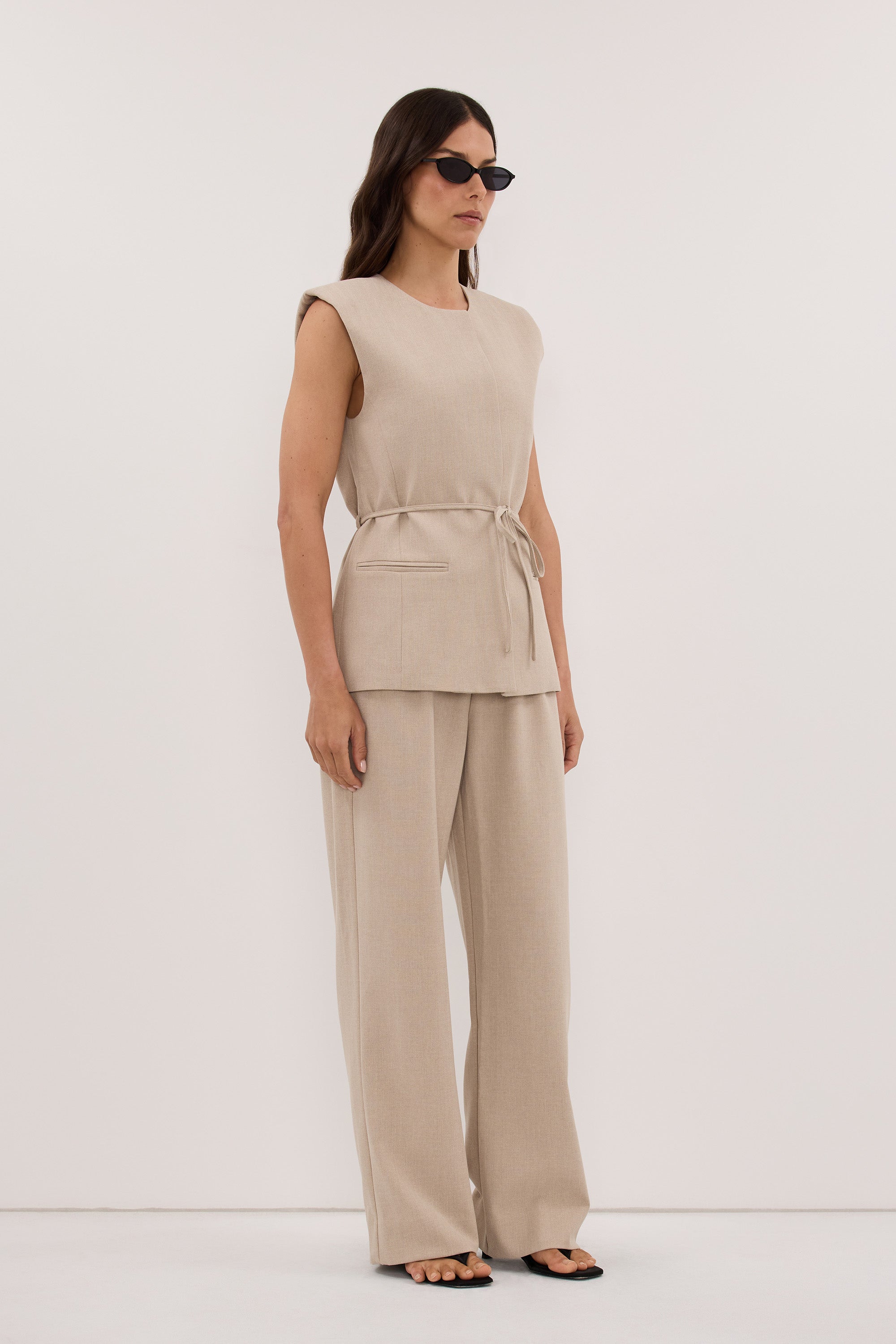 TRINITY OAT TAILORED PANT