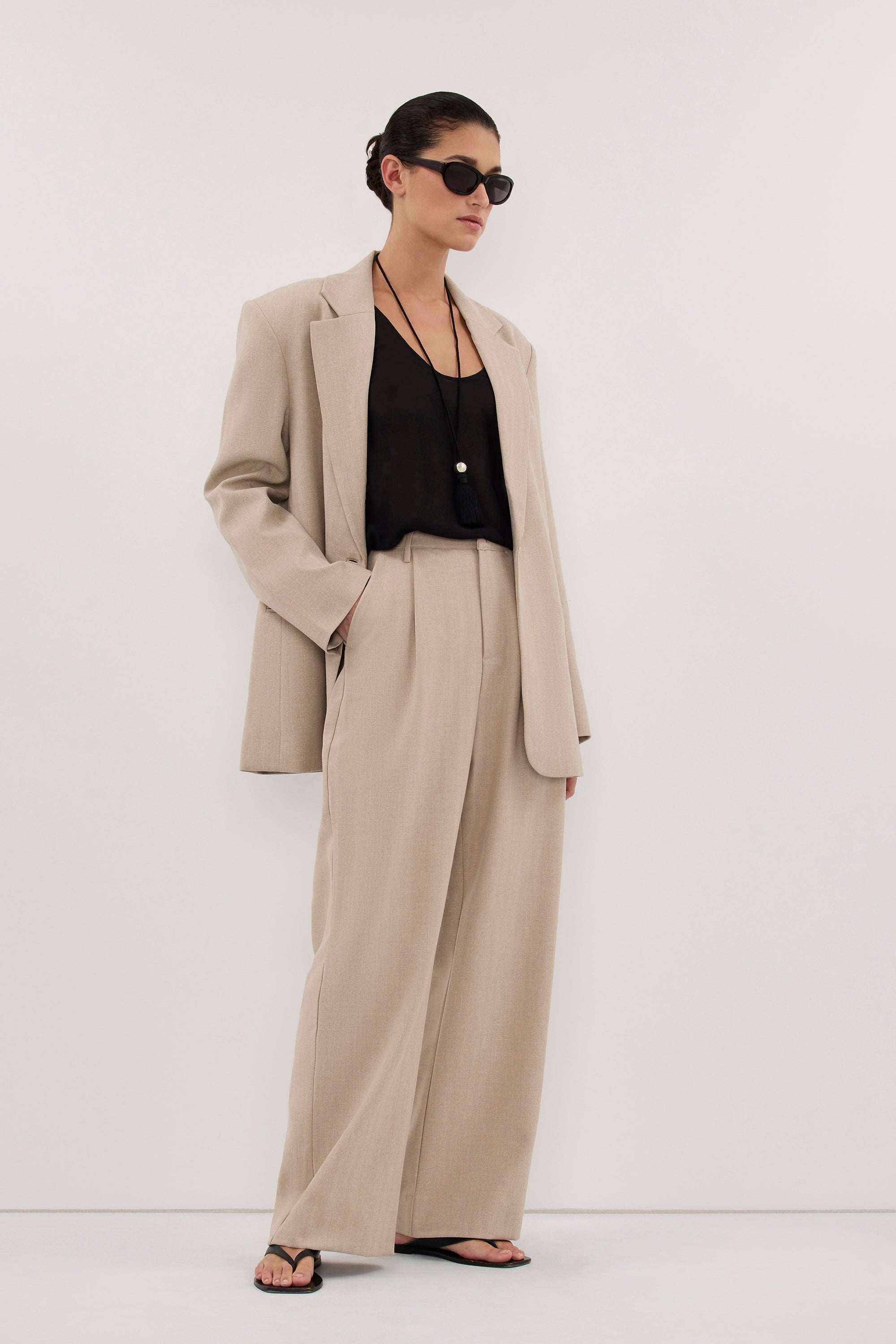 TRINITY OAT TAILORED PANT