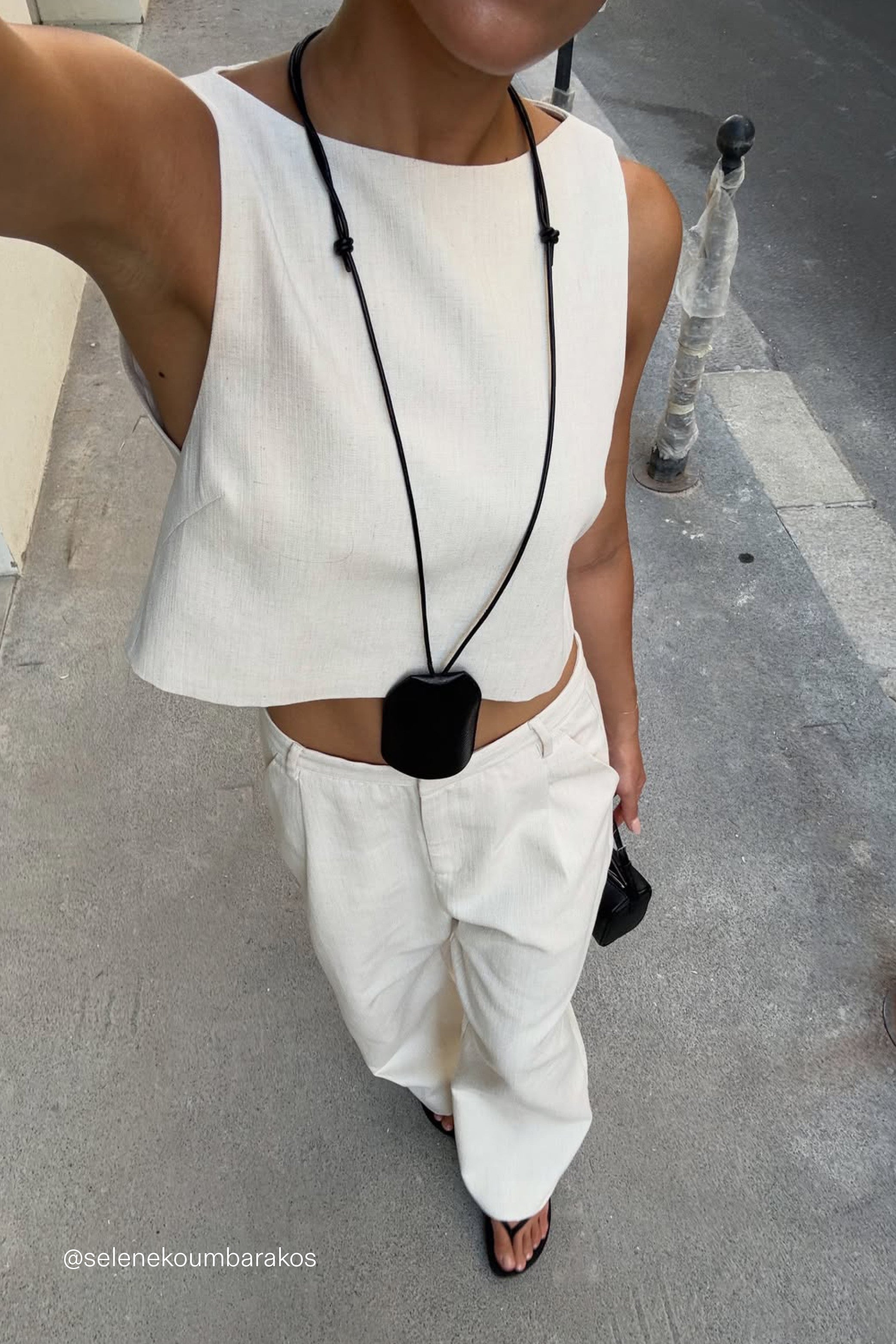 ROSALIE CREAM MARLE TAILORED PANT