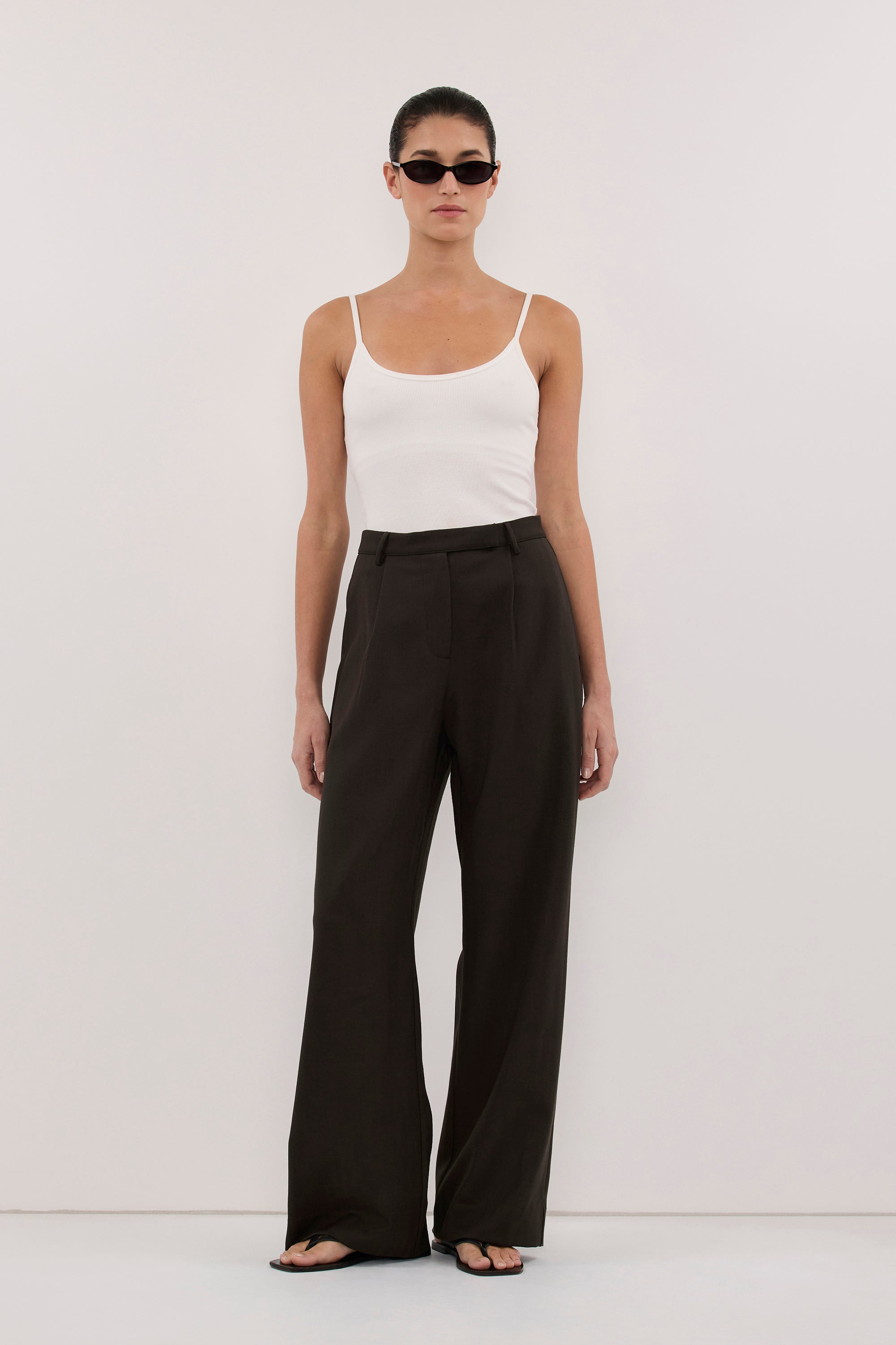 NOA BLACK OLIVE TAILORED PANT