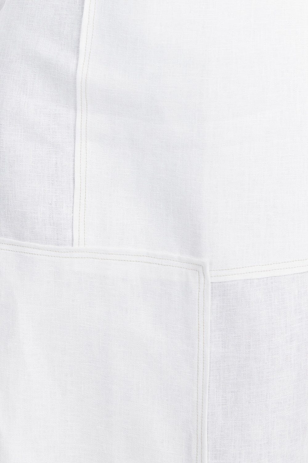 CATIE WHITE PATCHWORK MIDI DRESS Clothing DISSH Boutiques 