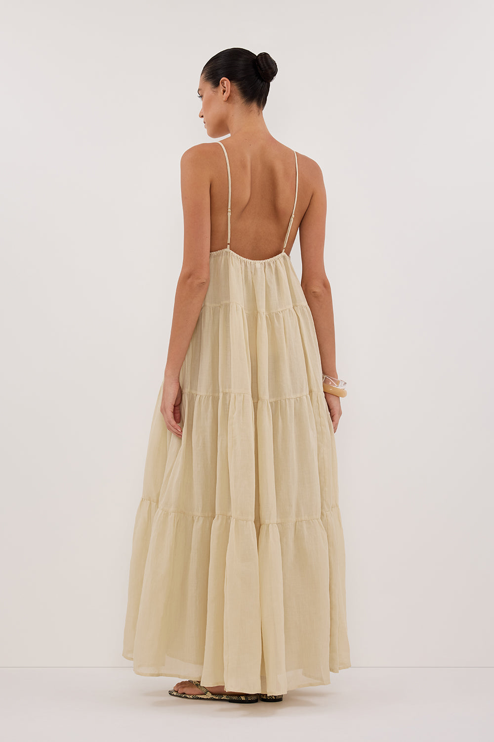 LIZA PLASTER RAMIE MIDI DRESS Clothing DISSH Boutiques 
