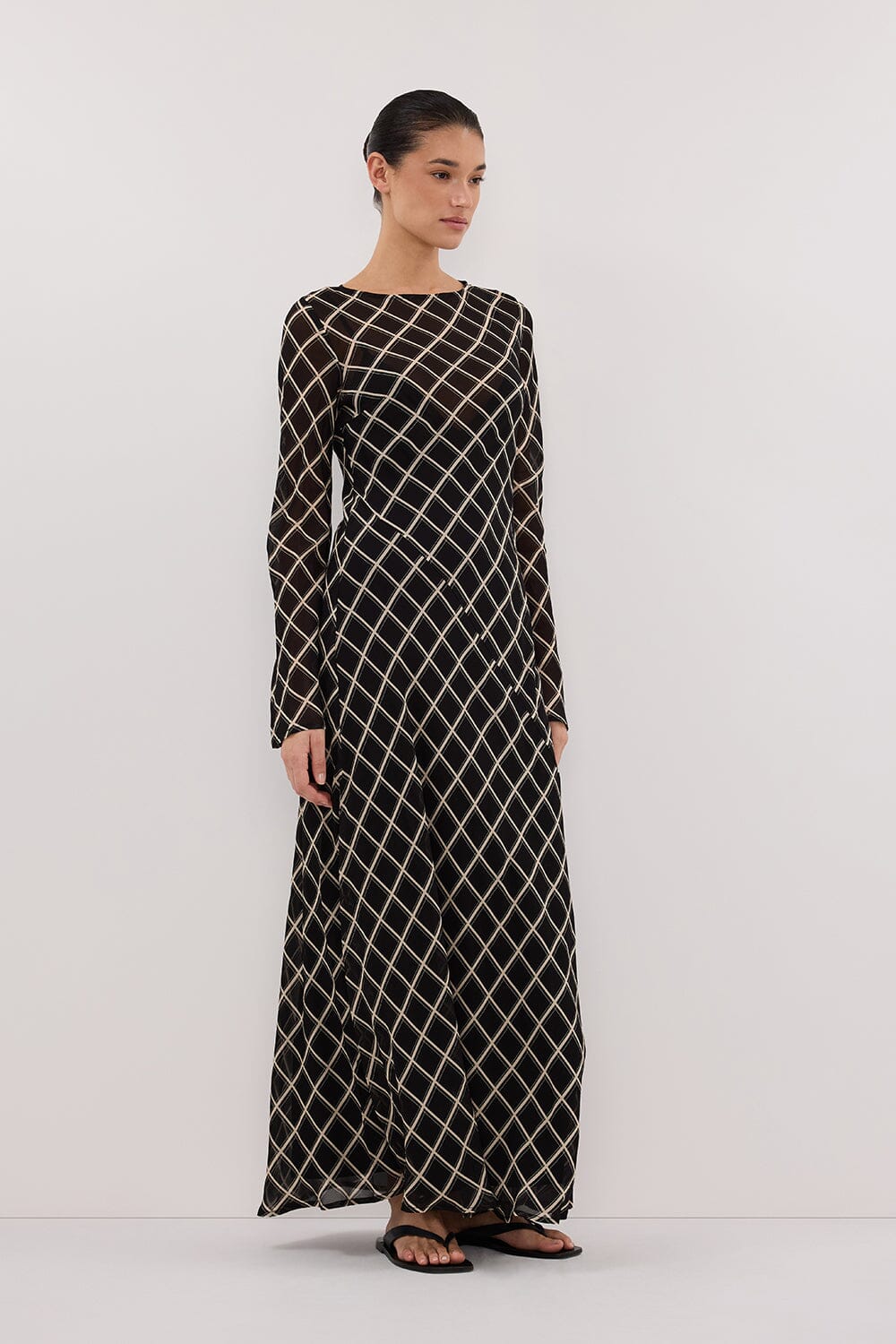 ARLINGTON BLACK GGT MIDI DRESS Clothing DISSH Boutiques 