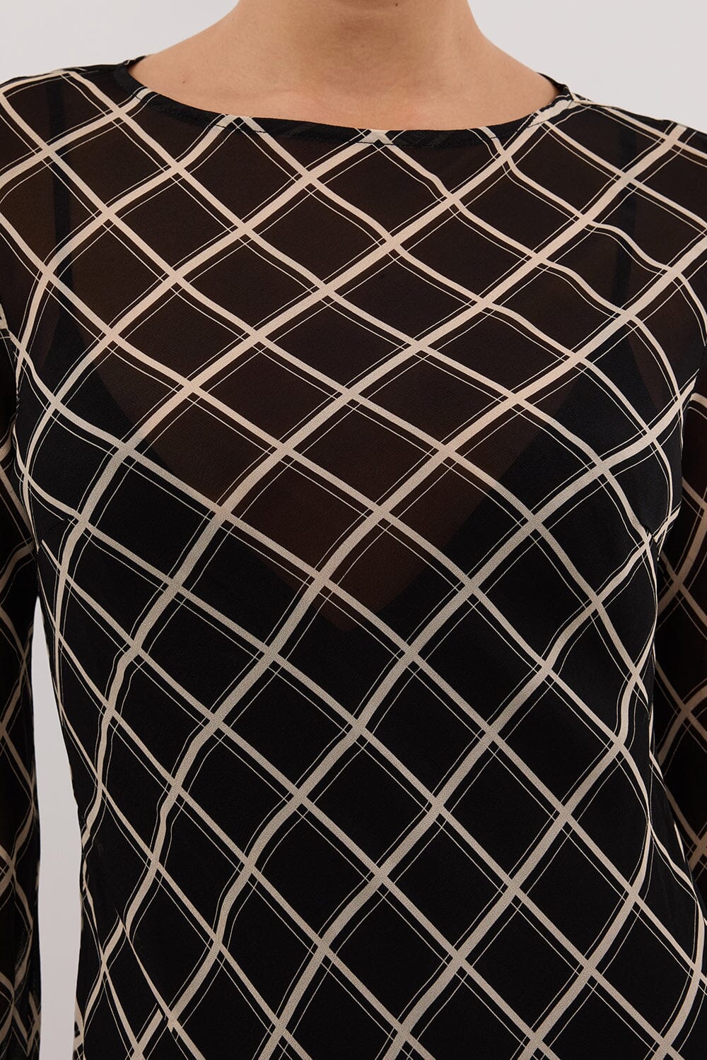 ARLINGTON BLACK GGT MIDI DRESS Clothing DISSH Boutiques 