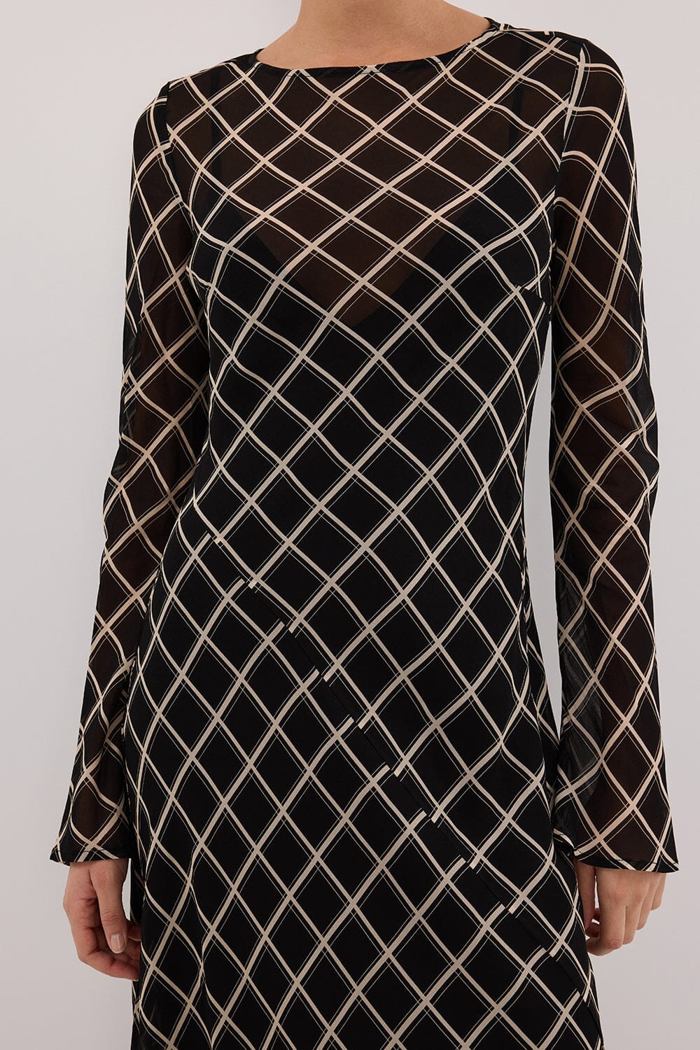 ARLINGTON BLACK GGT MIDI DRESS Clothing DISSH Boutiques 