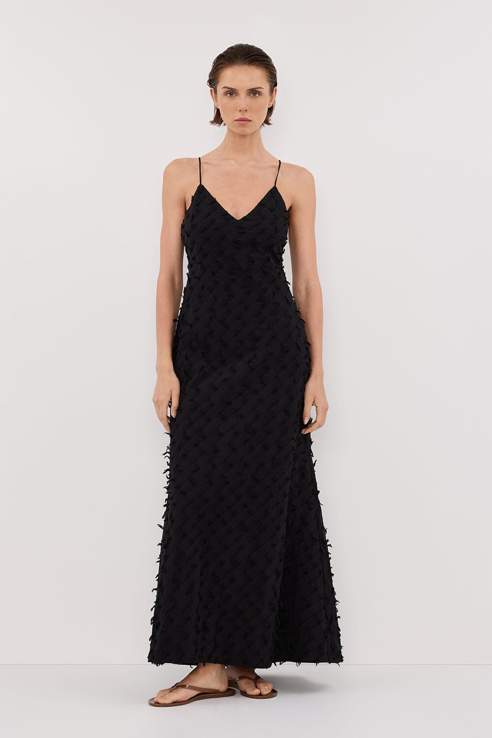 PALOMA BLACK BIAS SLIP DRESS Clothing DISSH Boutiques 