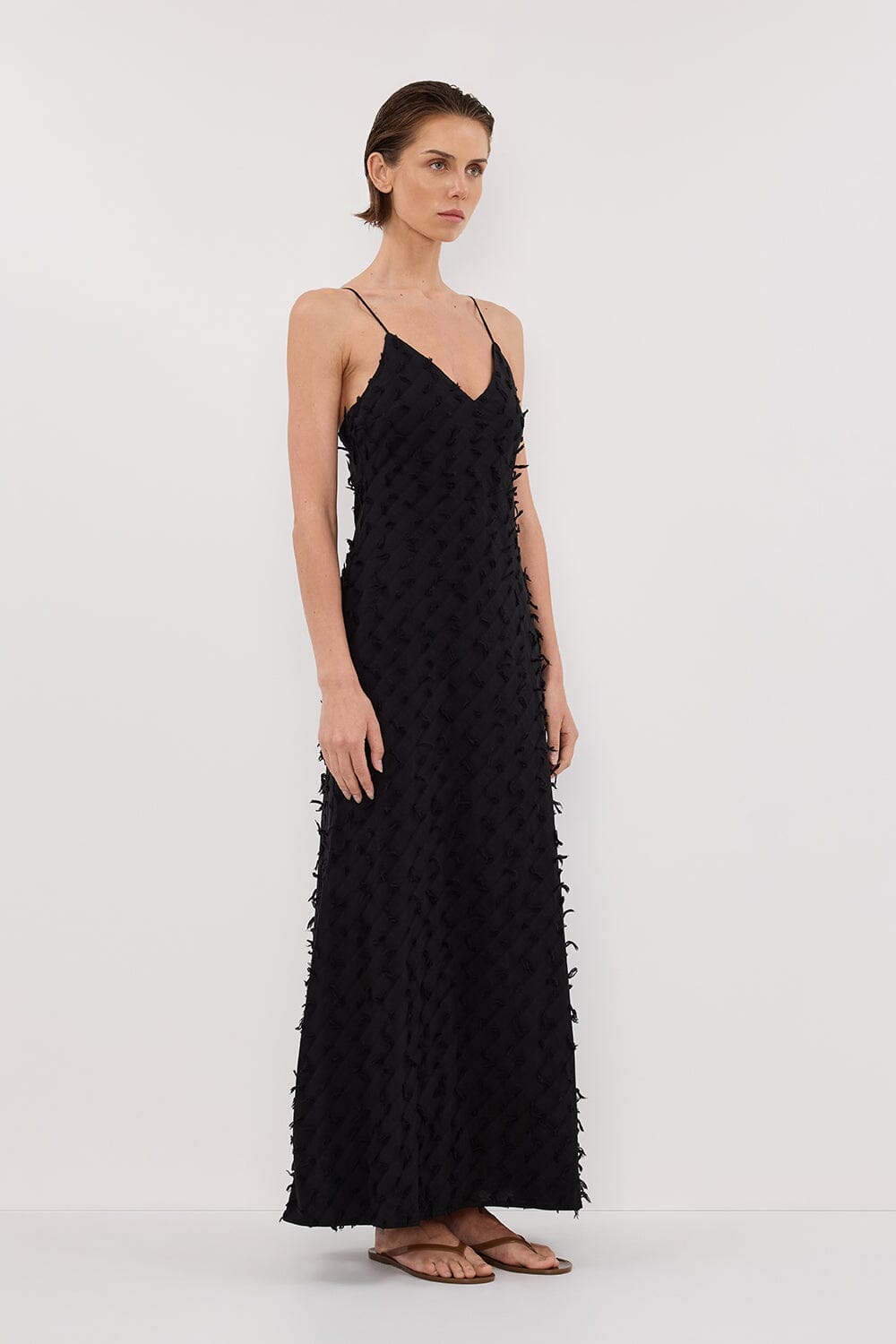 PALOMA BLACK BIAS SLIP DRESS Clothing DISSH Boutiques 
