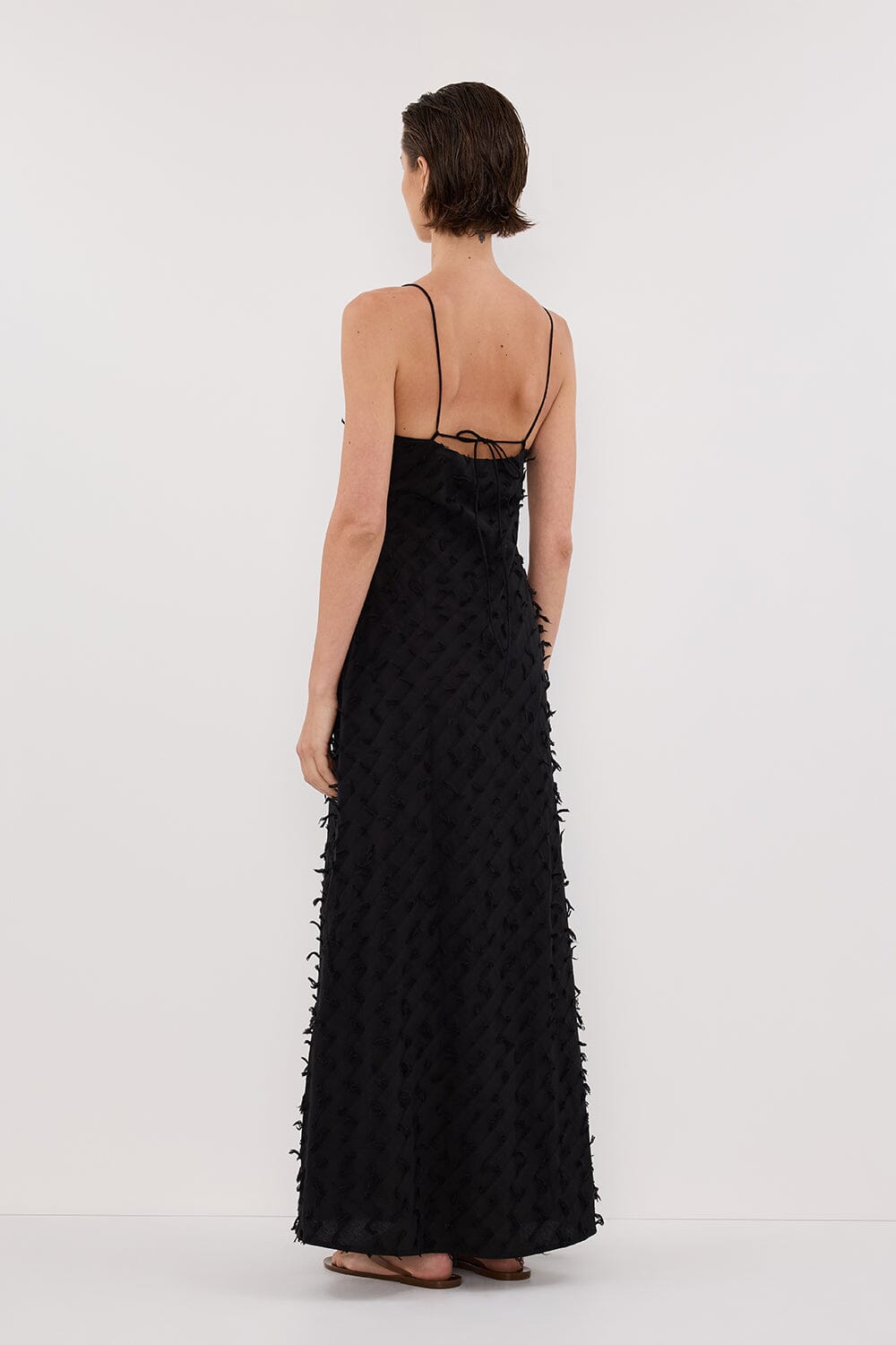 PALOMA BLACK BIAS SLIP DRESS Clothing DISSH Boutiques 