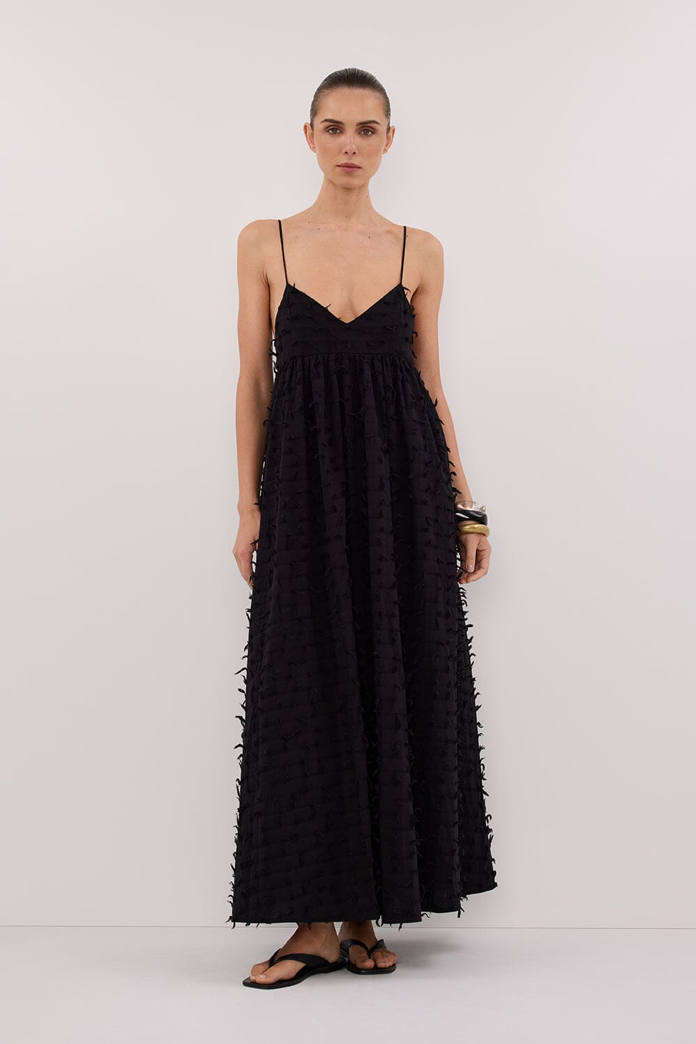 PALOMA BLACK BABYDOLL DRESS Clothing DISSH Boutiques 6 BLACK 