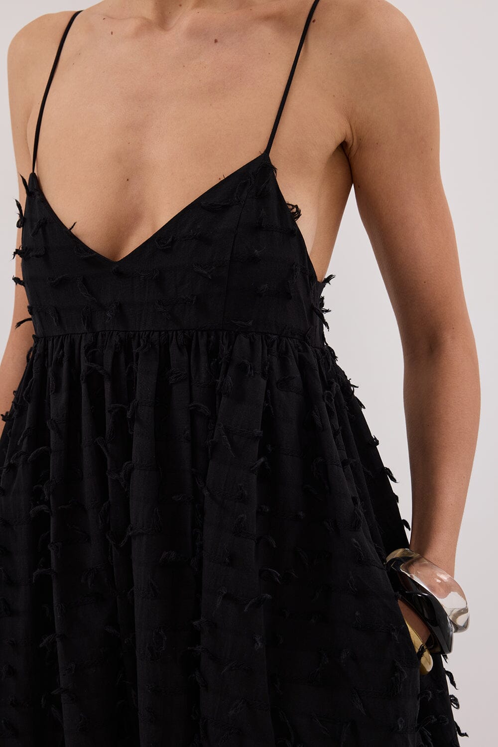PALOMA BLACK BABYDOLL DRESS Clothing DISSH Boutiques 