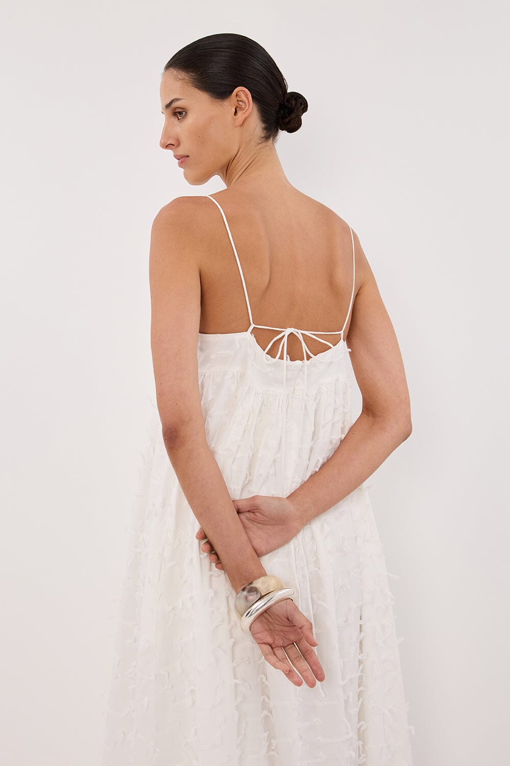 PALOMA WHITE BABYDOLL DRESS Clothing DISSH Boutiques 