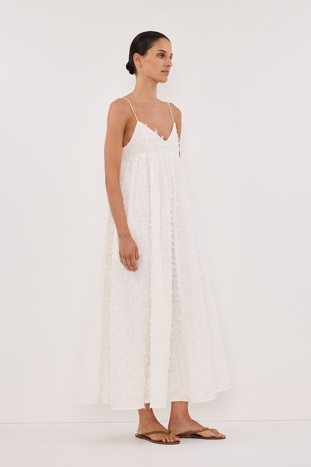 PALOMA WHITE BABYDOLL DRESS Clothing DISSH Boutiques 