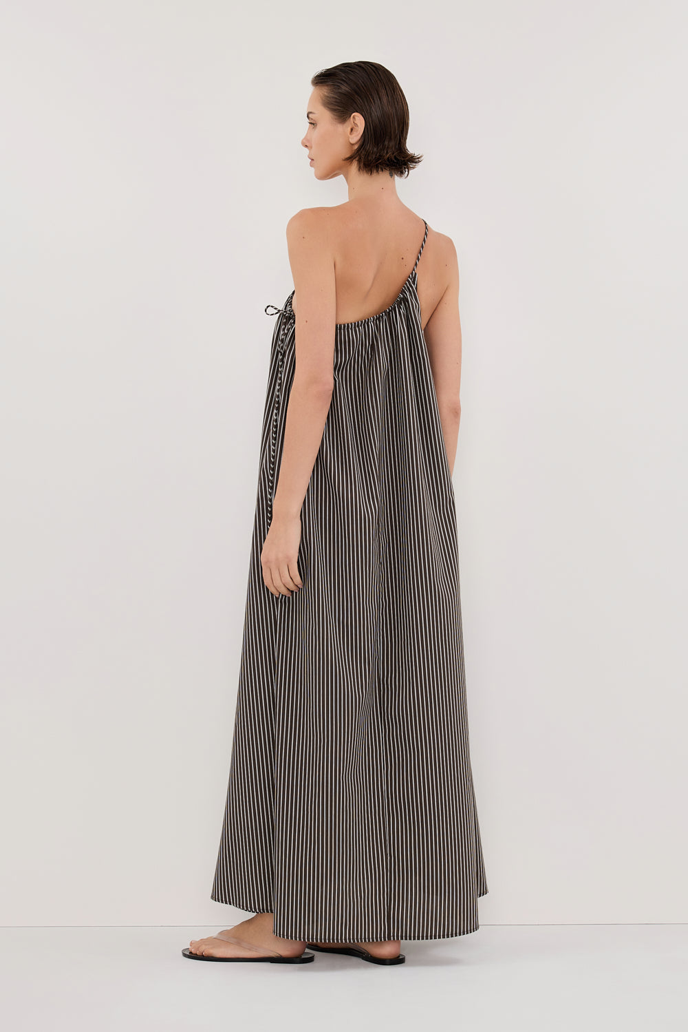 PALMA B.CHOC SILK BLEND MIDI DRESS Clothing DISSH Boutiques 