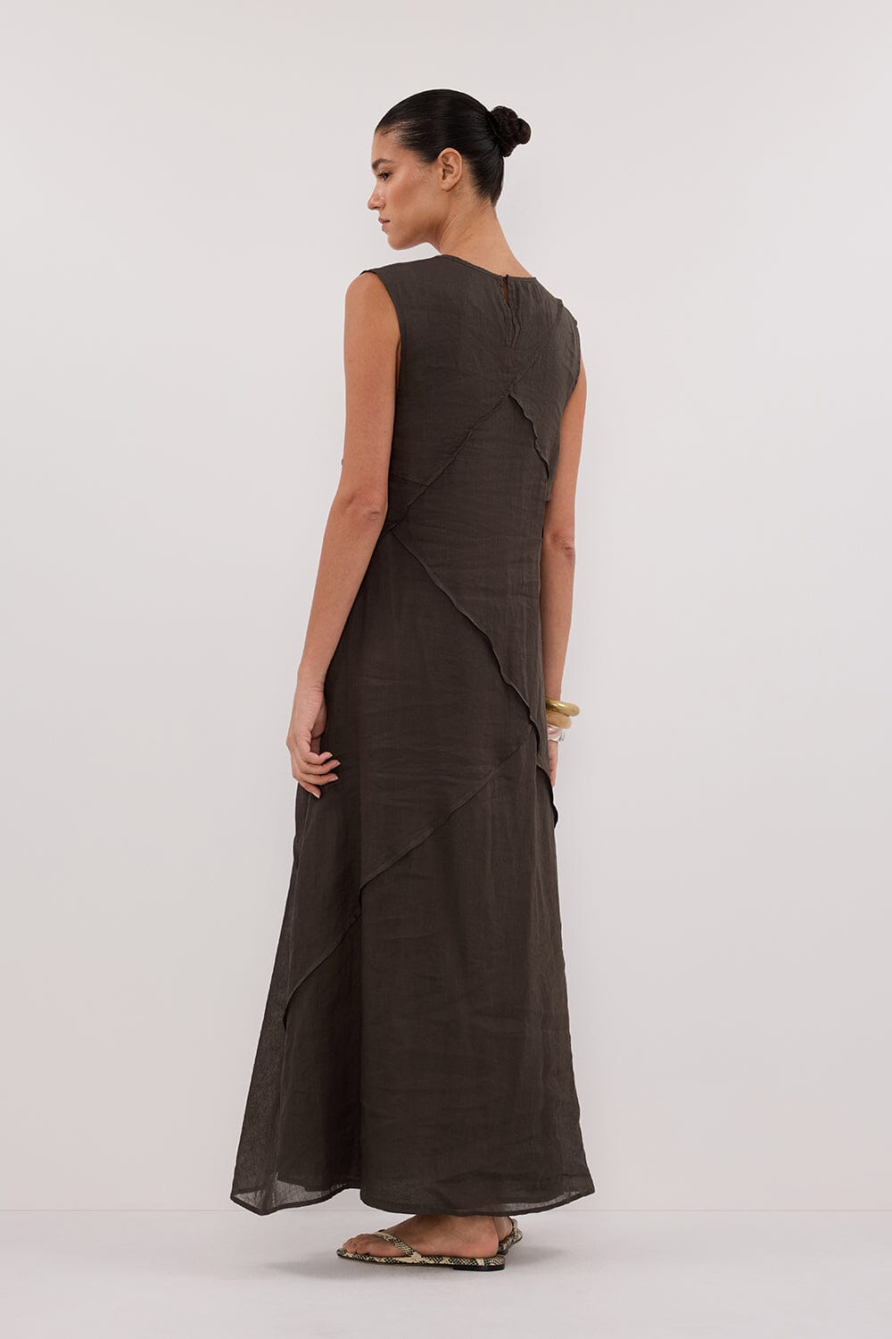 JONA PETROL RAMIE MIDI DRESS Clothing DISSH Boutiques 