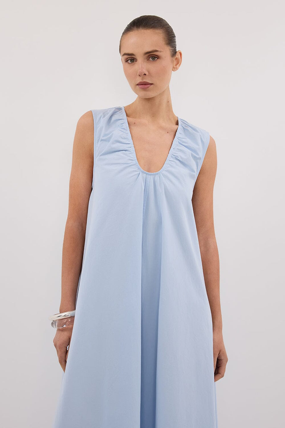 GABBY CORNFLOWER COTTON MIDI DRESS Clothing DISSH Boutiques 