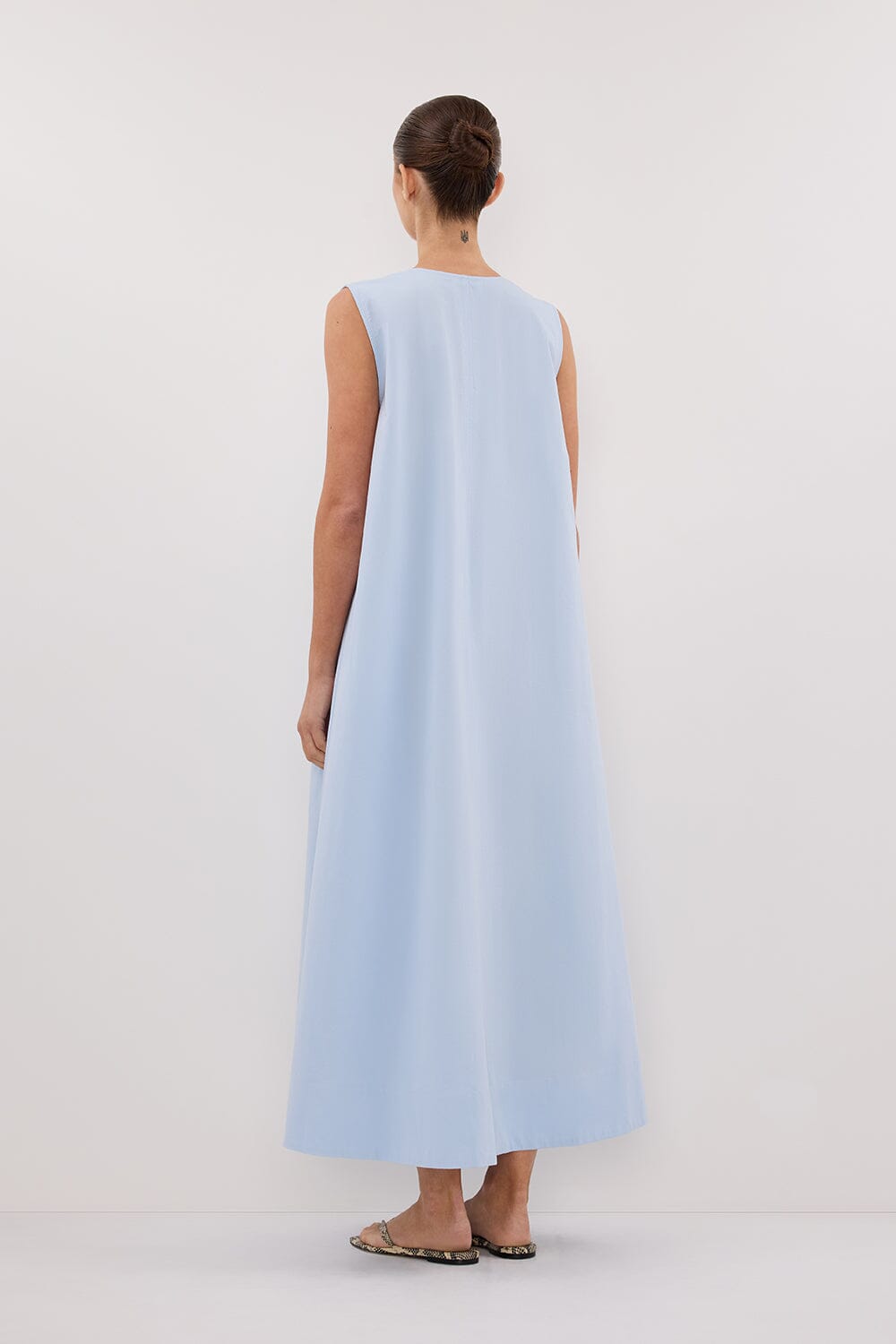 GABBY CORNFLOWER COTTON MIDI DRESS Clothing DISSH Boutiques 