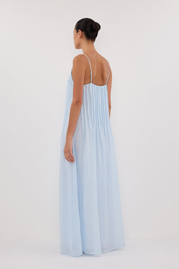 TAHLIA CORNFLOWER RAMIE MAXI DRESS | Dissh TAHLIA CORNFLOWER RAMIE MAXI DRESS | Dissh