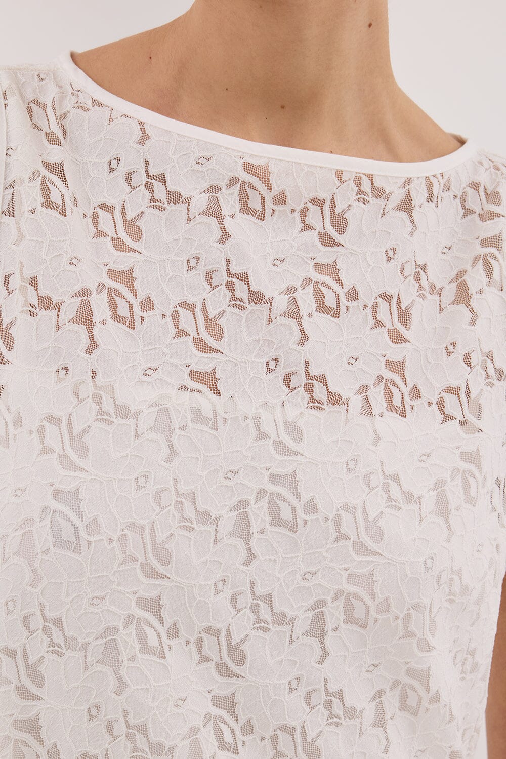 LOULA WHITE LACE MIDI DRESS - PRE ORDER Clothing DISSH Boutiques 