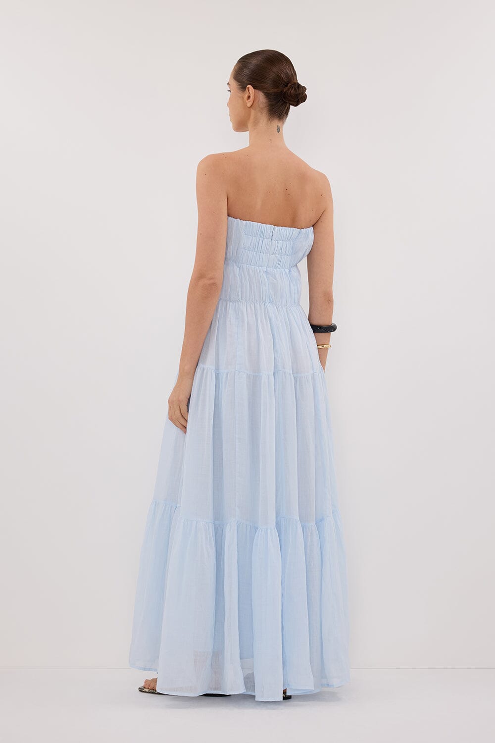 ARTIE CORNFLOWER RAMIE MIDI DRESS Clothing DISSH Boutiques 
