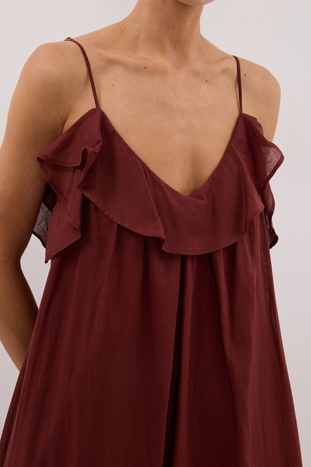 CAPRI SAHARA LINEN BLEND MAXI DRESS Clothing DISSH Boutiques 