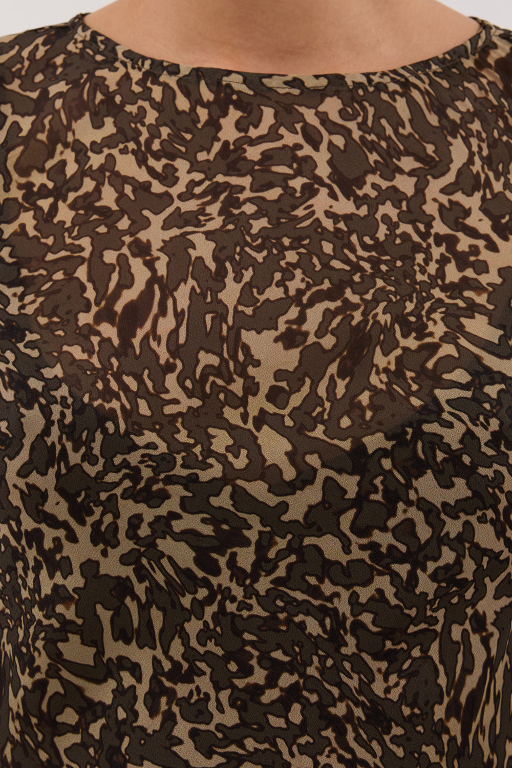 MARVILLA CHOC SLEEVED MIDI DRESS - PRE ORDER Clothing DISSH Boutiques 
