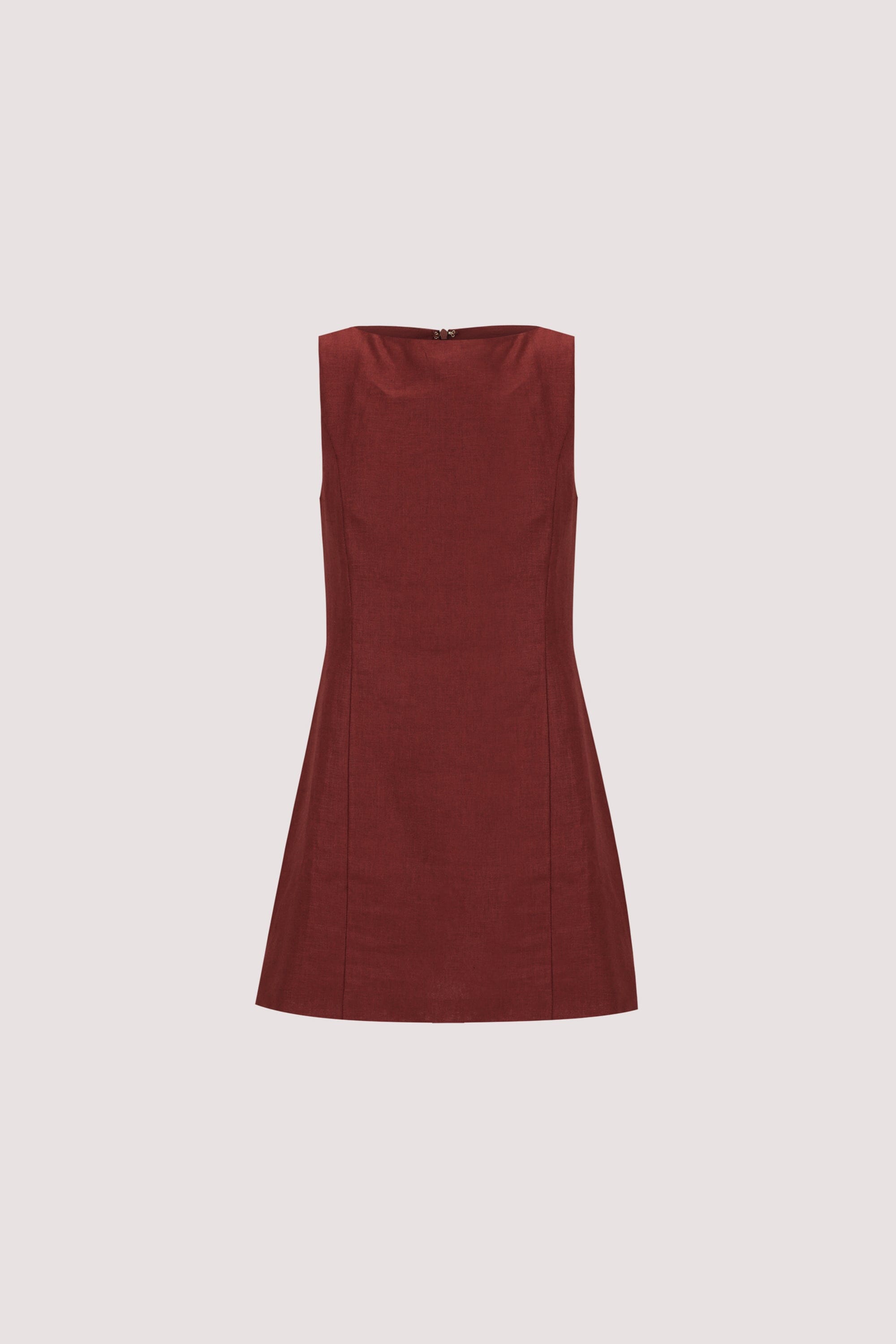 LACY SAHARA SLEEVELESS LINEN MINI DRESS