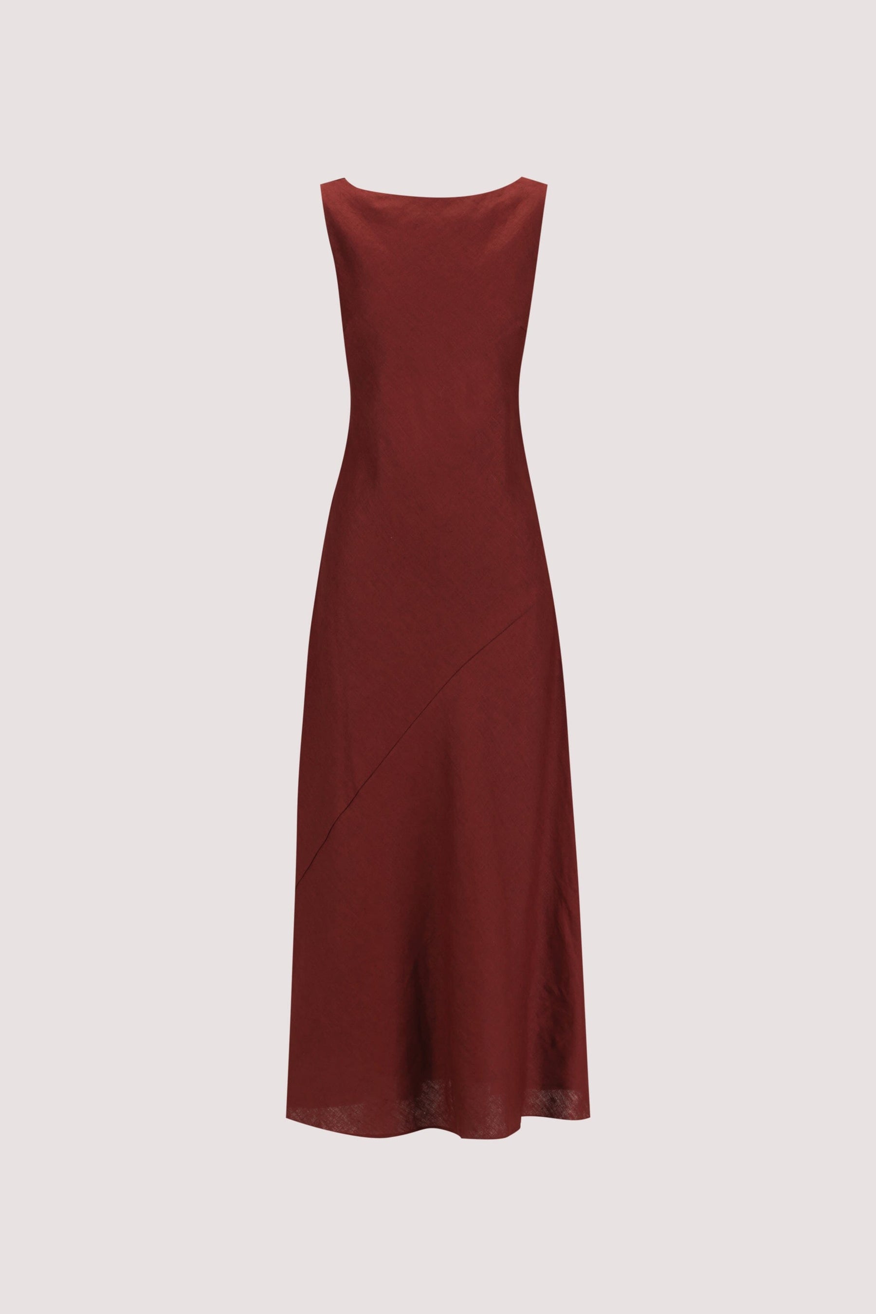LACY SAHARA SLEEVELESS LINEN MIDI DRESS Clothing DISSH Boutiques 