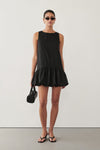 ARLO BLACK RAMIE BUBBLE MINI DRESS