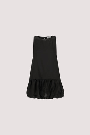 ARLO BLACK RAMIE BUBBLE MINI DRESS