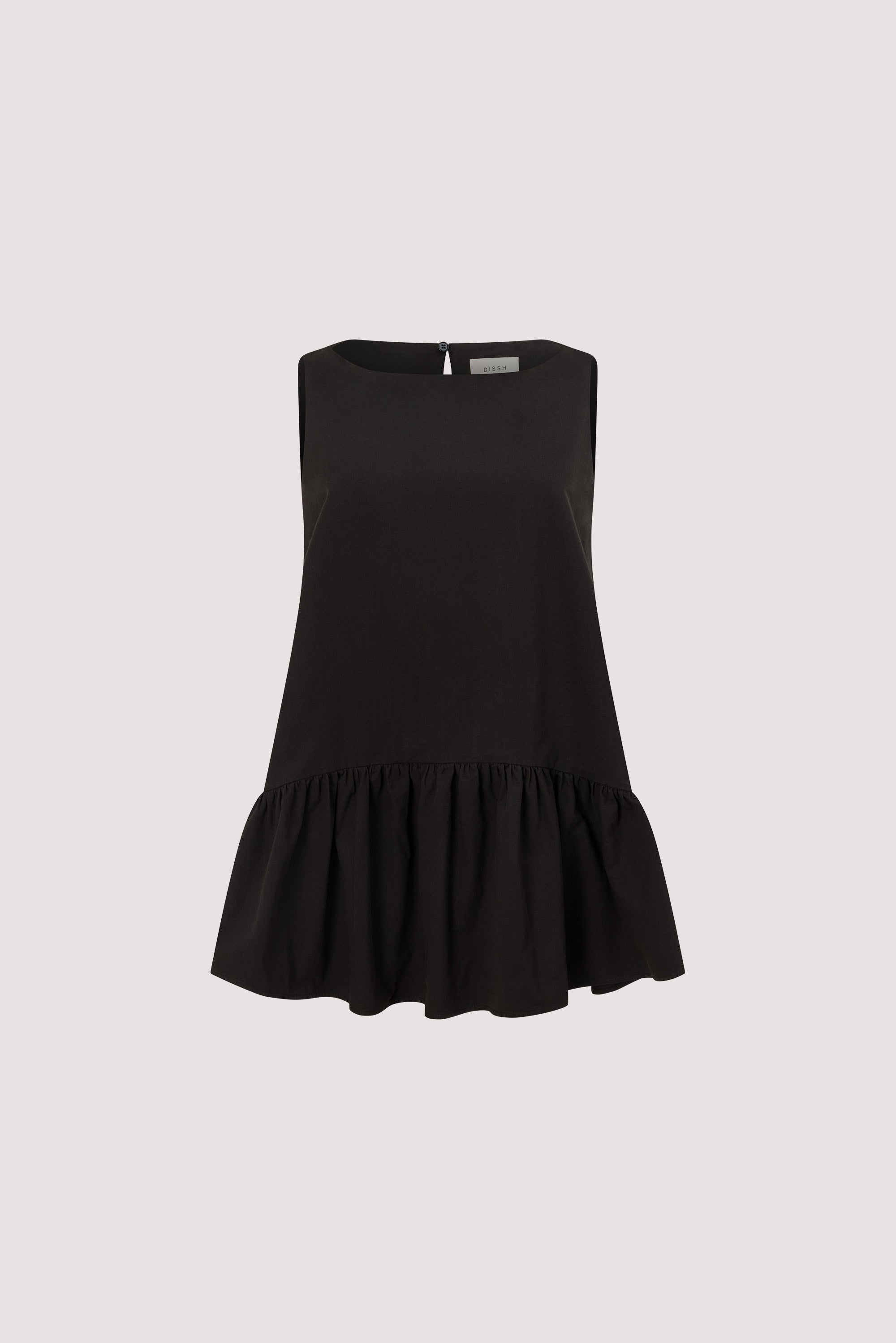 JO BLACK DROP WAIST MINI DRESS