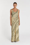 EMERSON COWL NECK MAXI DRESS