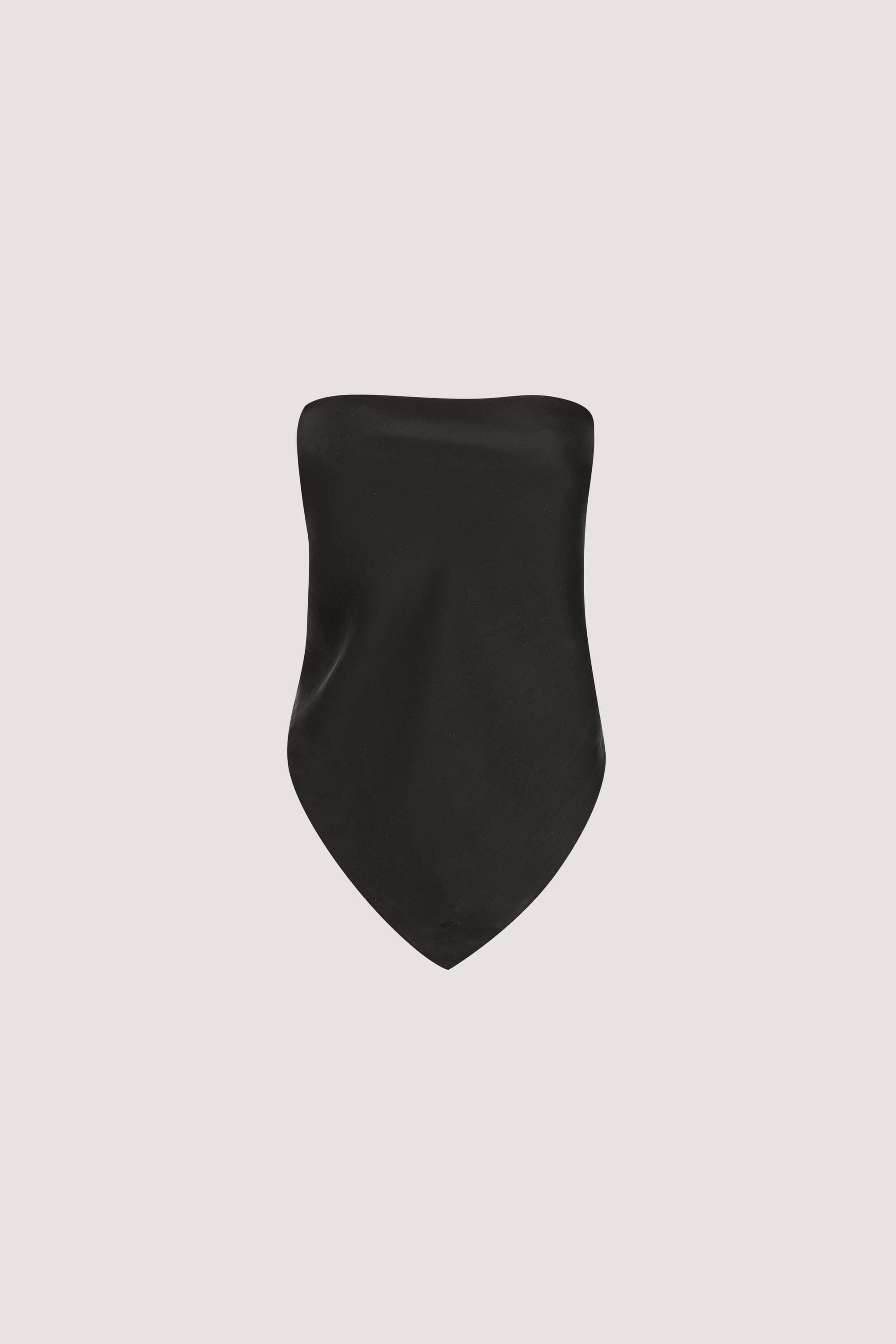 PERCY BLACK SILK SCARF TOP Clothing DISSH Boutiques 