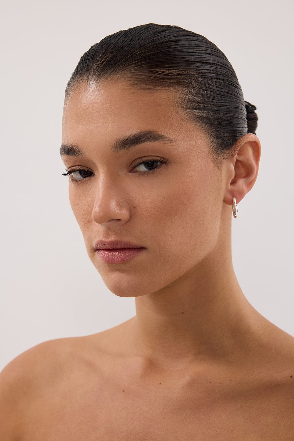 F+H SILVER DISENGAGE HOOP SMALL Accessories F+H STUDIOS 